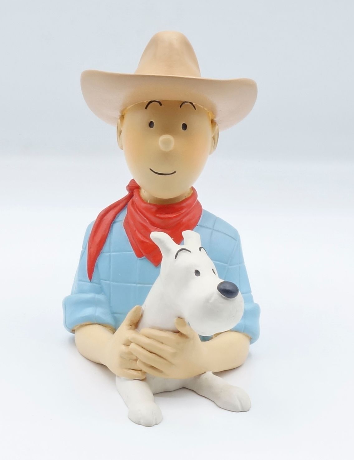 HERGÉ 
PIXI REGOUT : Tintin, der kleine Cowboy Büste (30008), Amerika, 1991, +/-&hellip;