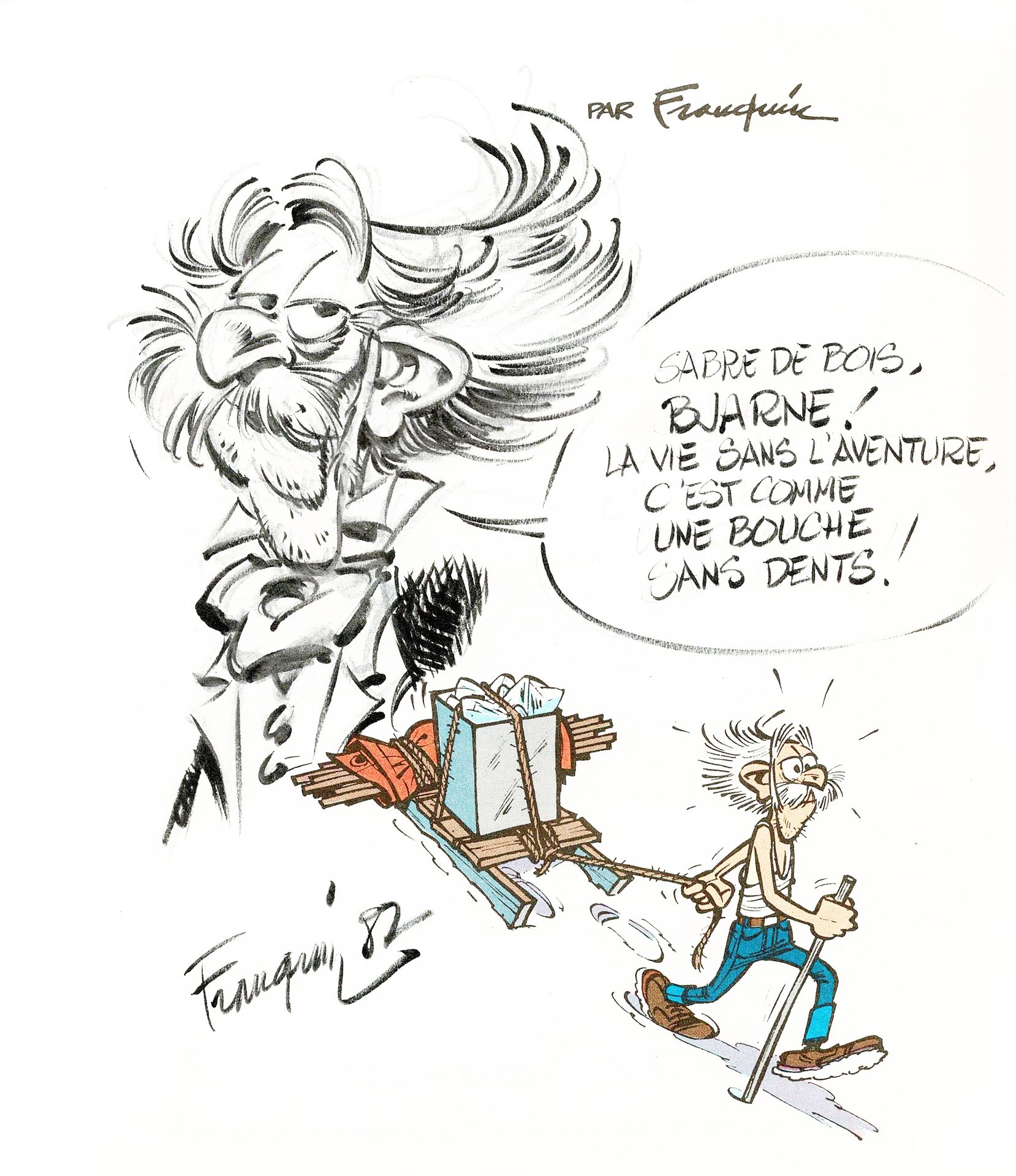 André FRANQUIN 
Spirou et Fantasio, Le voyageur du Mésozoïque nella ristampa del&hellip;