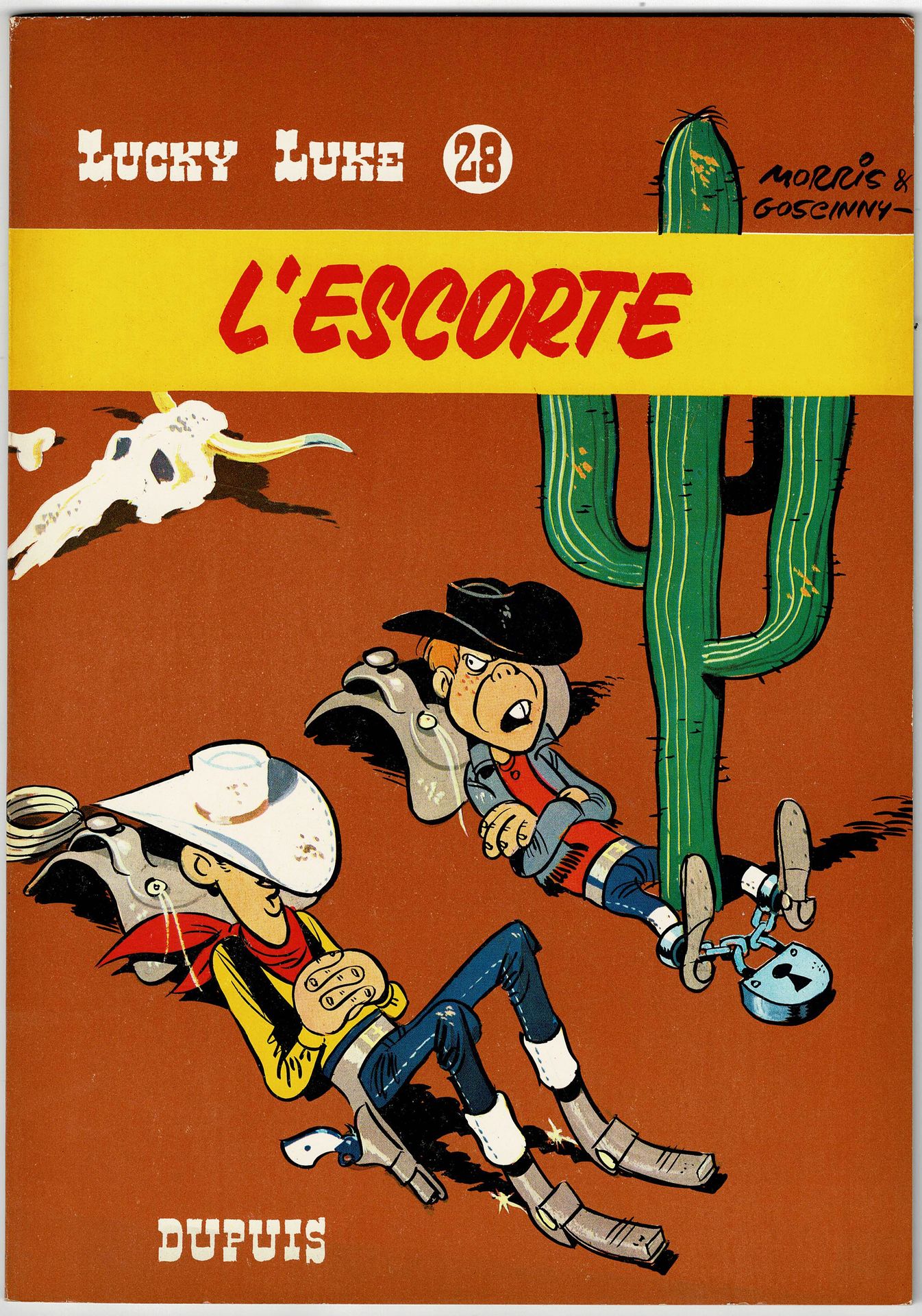 LUCKY LUKE 
L'Escorte, édition originale de 1966. Proche de l'état neuf.