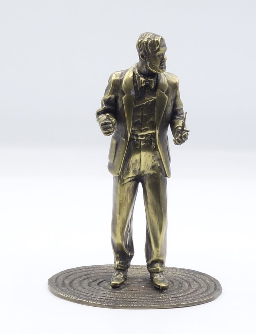 Edgar P Jacobs 
PIXI: Blake and Mortimer, Mortimer with a pipe, bronze version, &hellip;