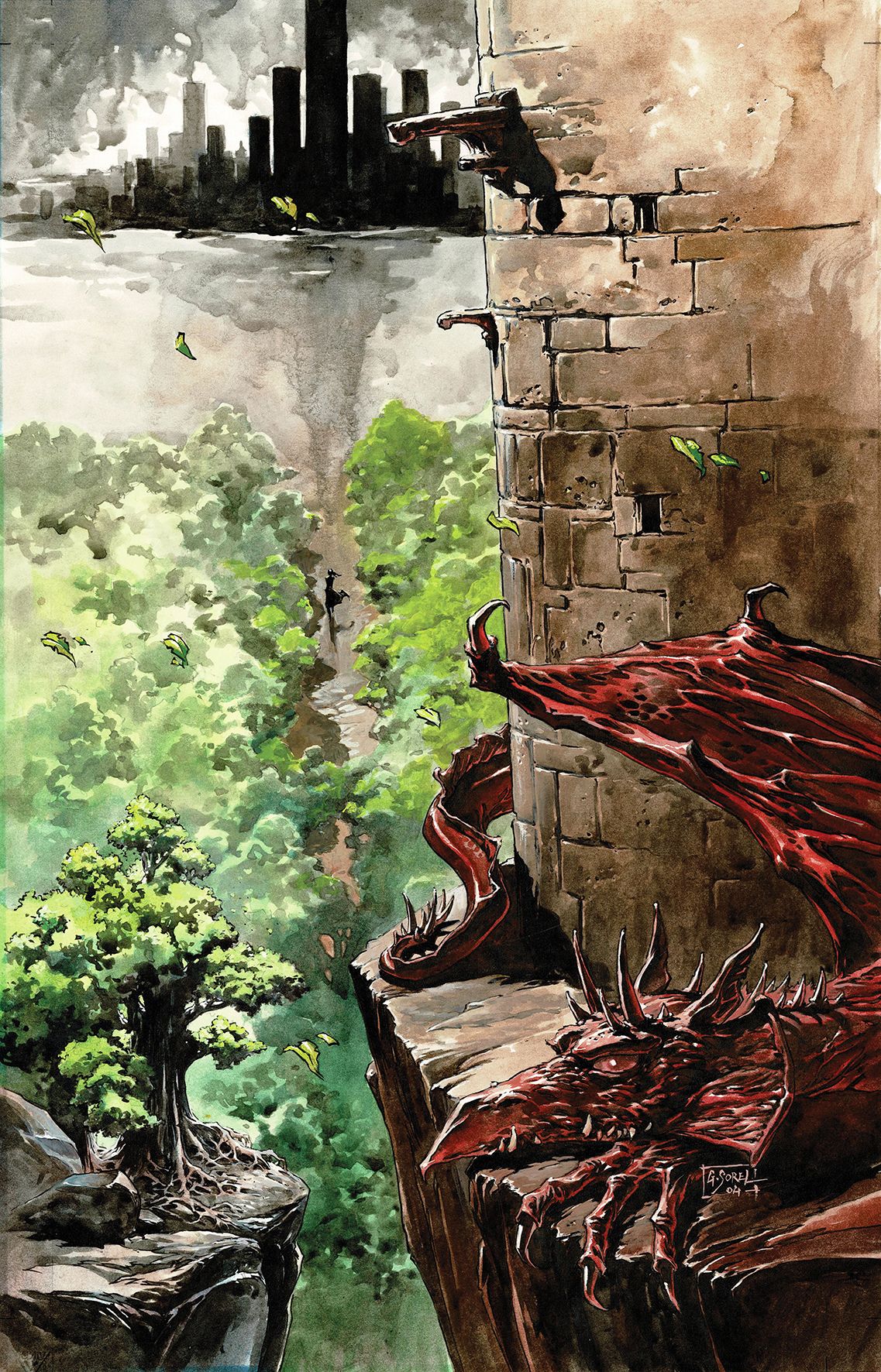 Guillaume Sorel Le Royaume de l'été, couverture originale en couleurs directes p&hellip;