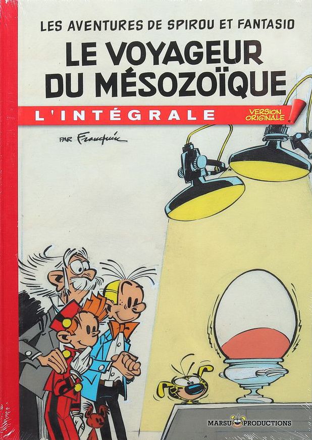Spirou et Fantasio Deluxe edition "Le Voyageur du mésozoïque" the complete origi&hellip;