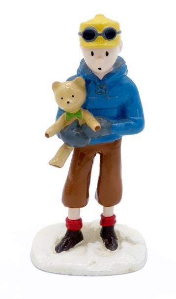 HERGÉ PIXI : Tintin, 4550, l'ours en peluche, Tintin au Tibet, 1994-96, BC.