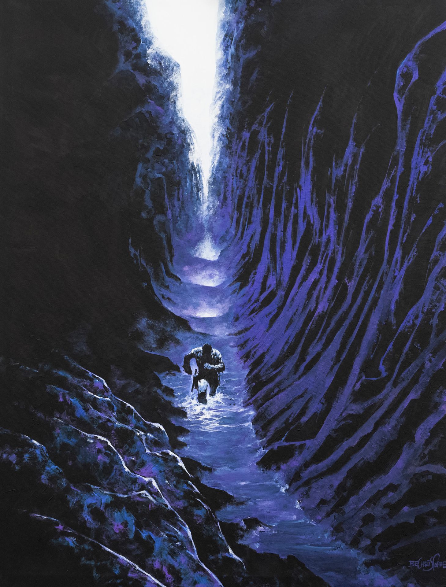 Christophe BEC (né en 1969) Sanctuary - The Well of the Abyss
Acrílico sobre lie&hellip;