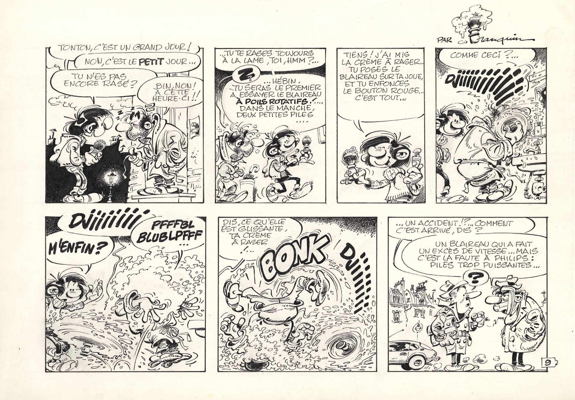 ANDRE FRANQUIN (1924-1997) Gaston and the Philips batteries, what a team
India i&hellip;