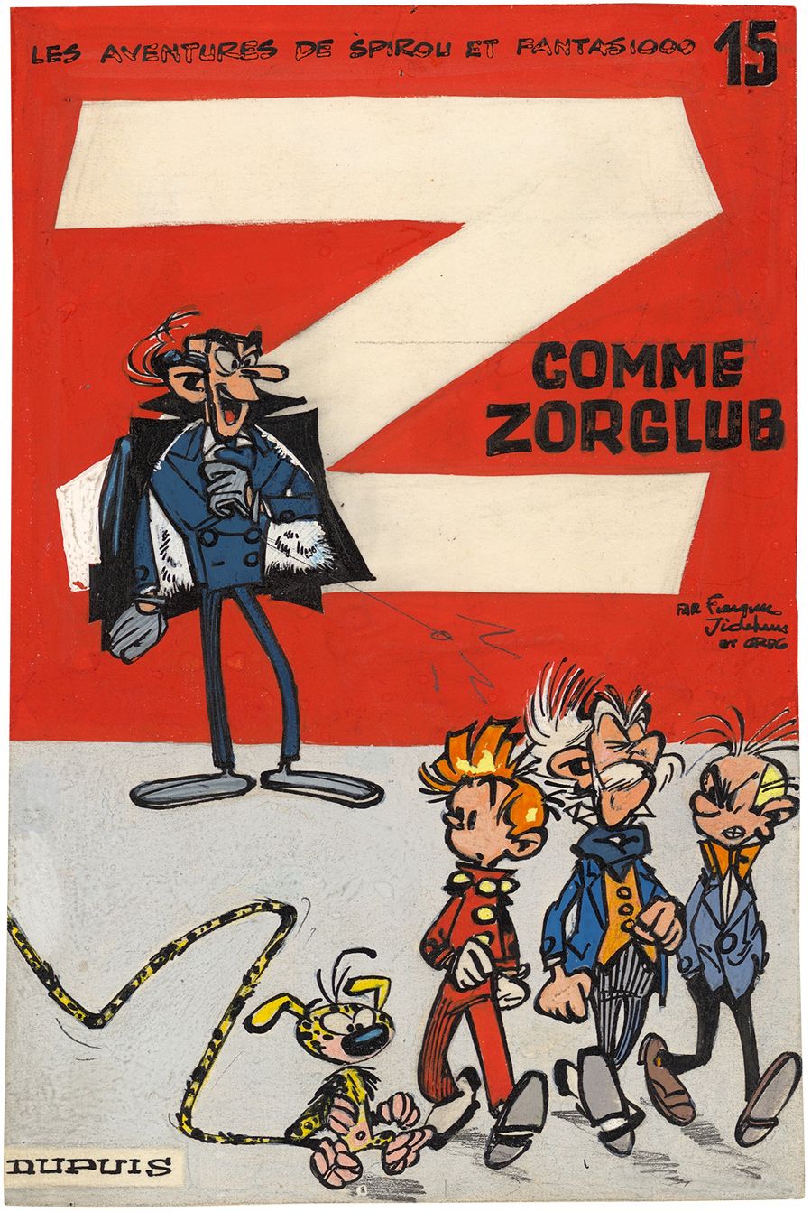 FRANQUIN André (1924-1997) Spirou et Fantasio - Z comme Zorglub
Encres de couleu&hellip;