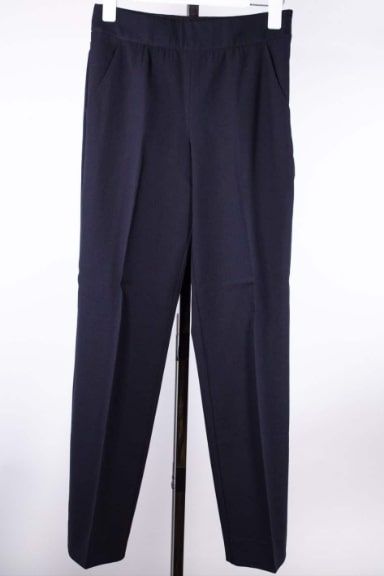 Null CHANEL UNIFORM - Pantalones cortos de cintura alta de lana y elastano. Anch&hellip;
