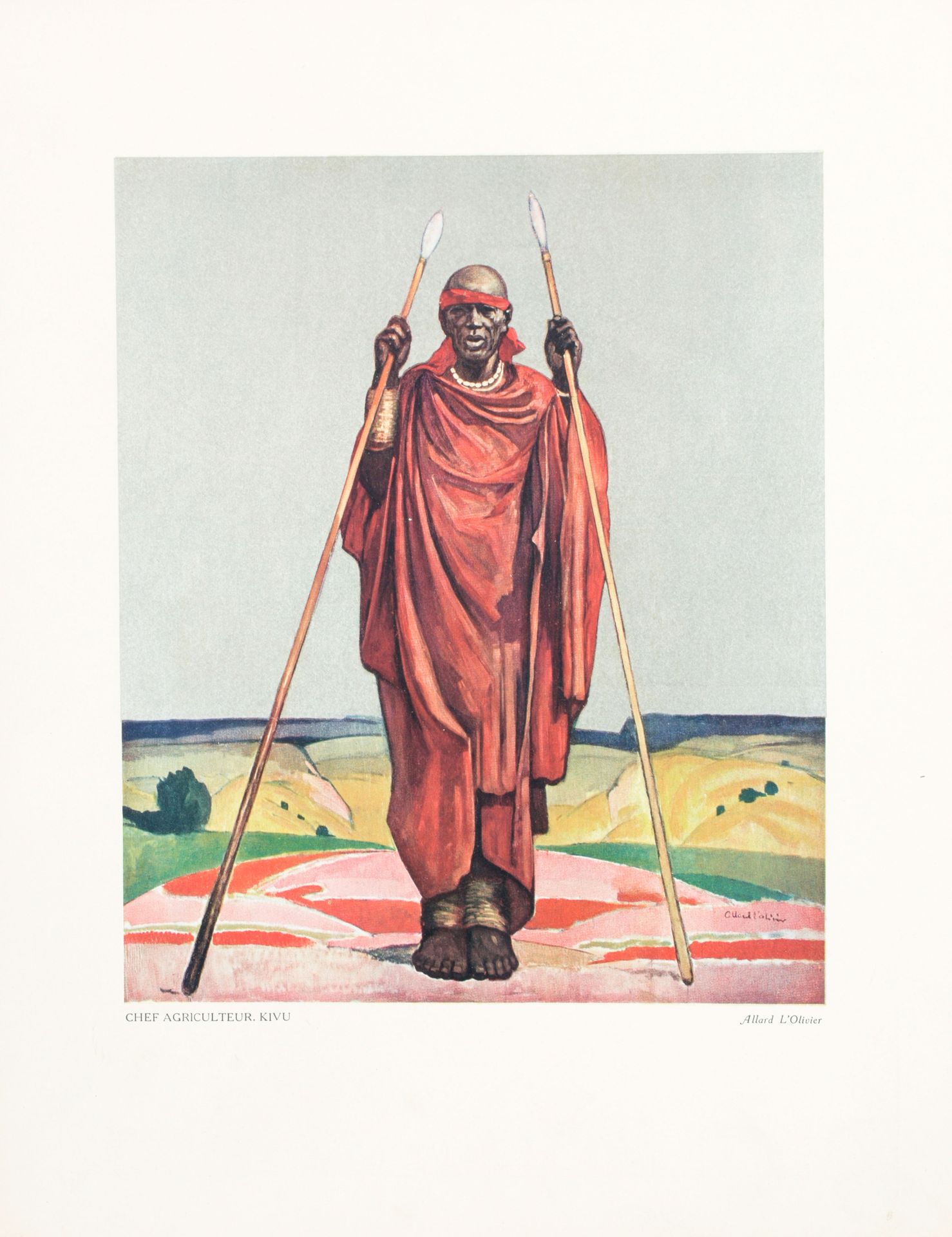L'OLIVIER, Allard Il Congo belga visto dal pittore Allard l'Olivier

In-4°, illu&hellip;