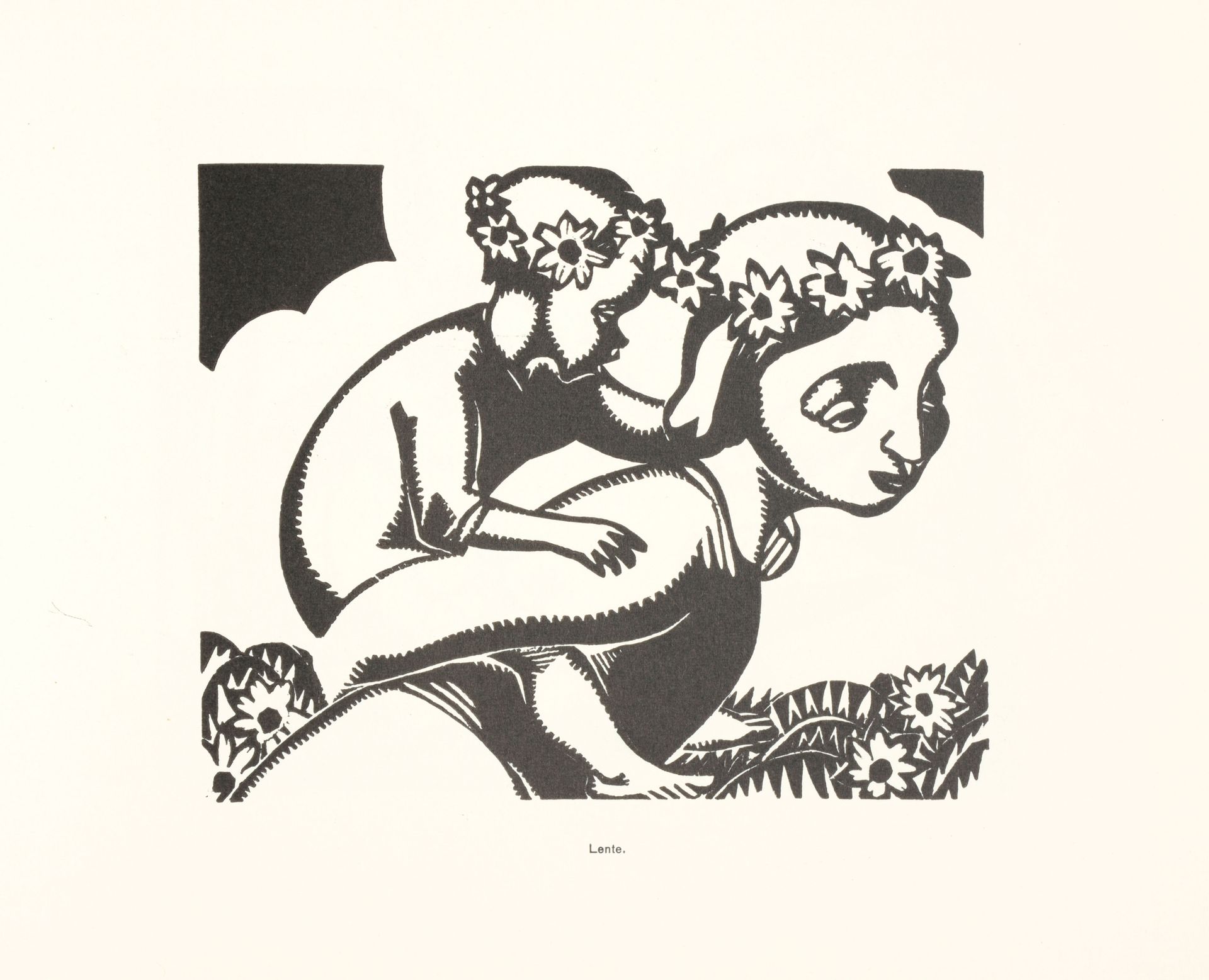 CANTRE, Jan Frans 扬-弗兰斯-坎特雷1886-1931年的Xylograaf。撰写奥斯卡-罗兰特的诗句

4英寸的大屏幕。包括艺术家爱德华-莫&hellip;