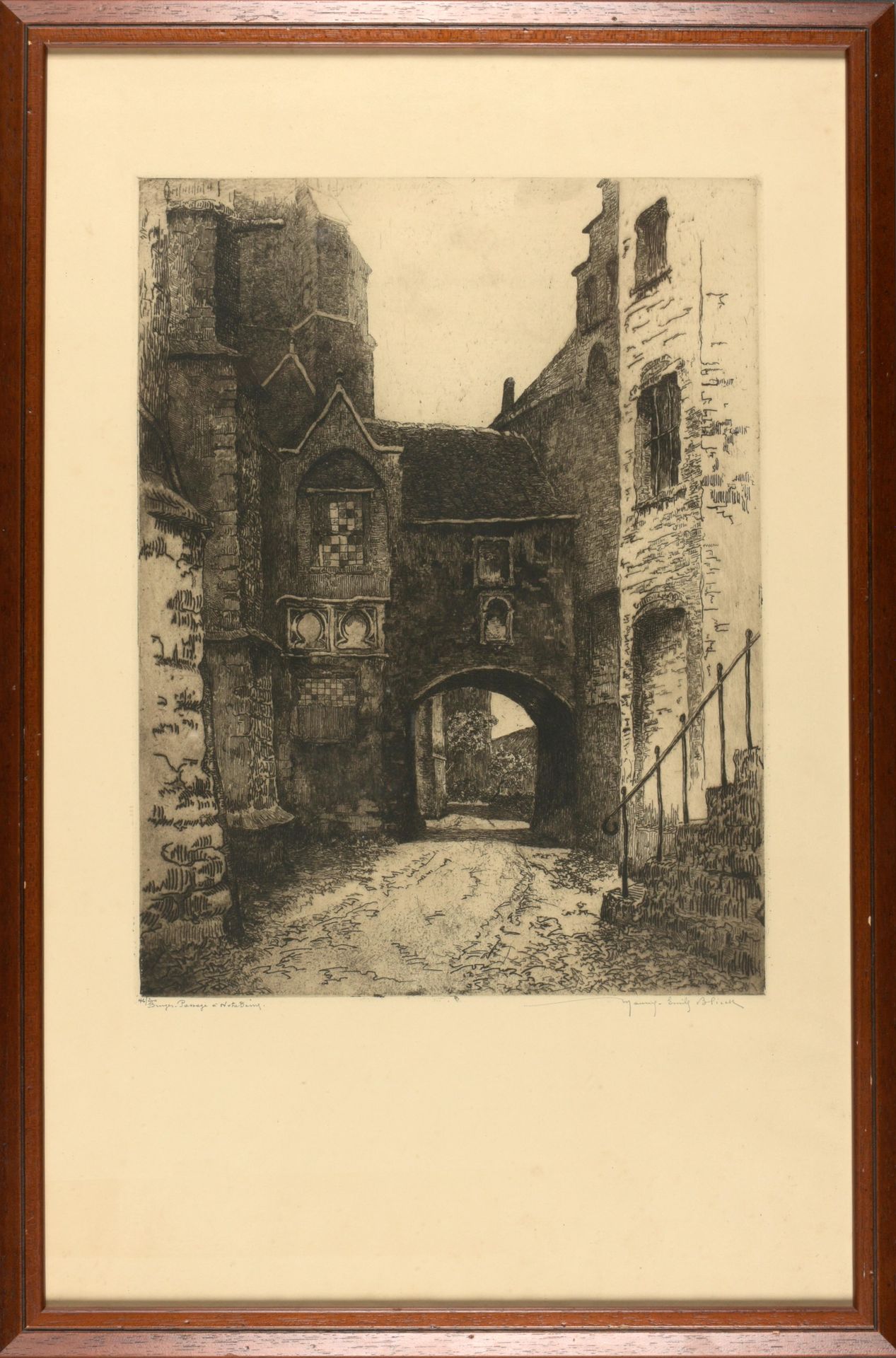 BLIECK, Maurice Emile (1878-1943) Bruges - Passage à Notre Dame

Ets (45.5 x 34.&hellip;