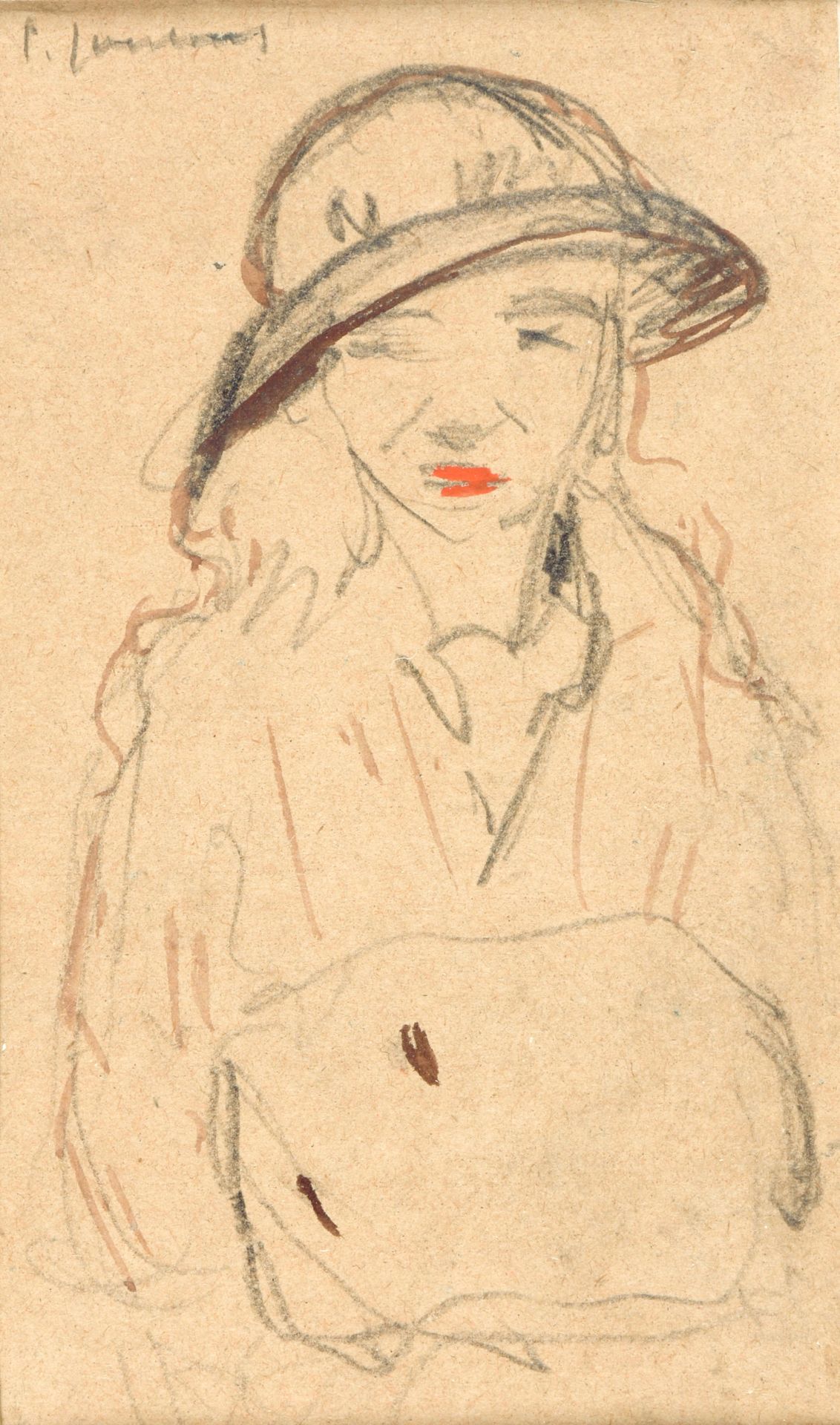 JOOSTENS, Paul (1889-1960) 基金会

水彩画(13.5 x 12 cm)，从右到左。英格利希特