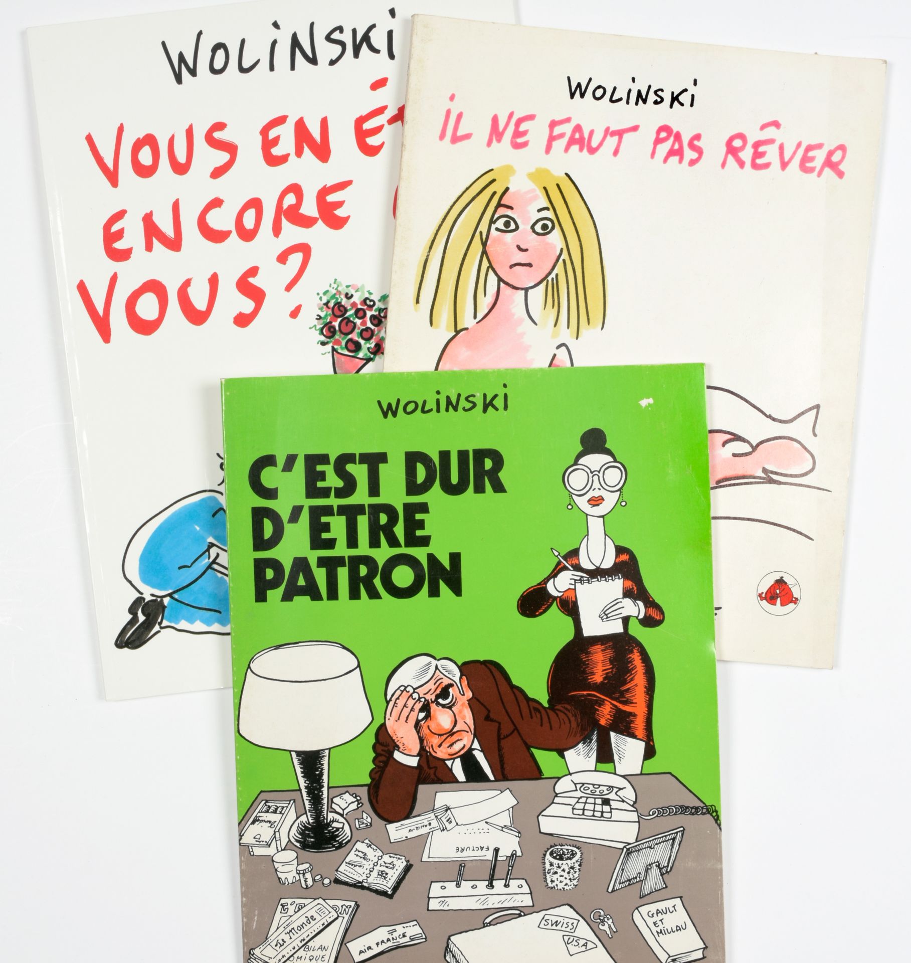 WOLINSKI 15杂项专辑

联合：沃林斯基--我不认为是这样。巴黎，1972年+9张色情专辑（Tetsu、Foxer、Peellaert/Bartier和&hellip;