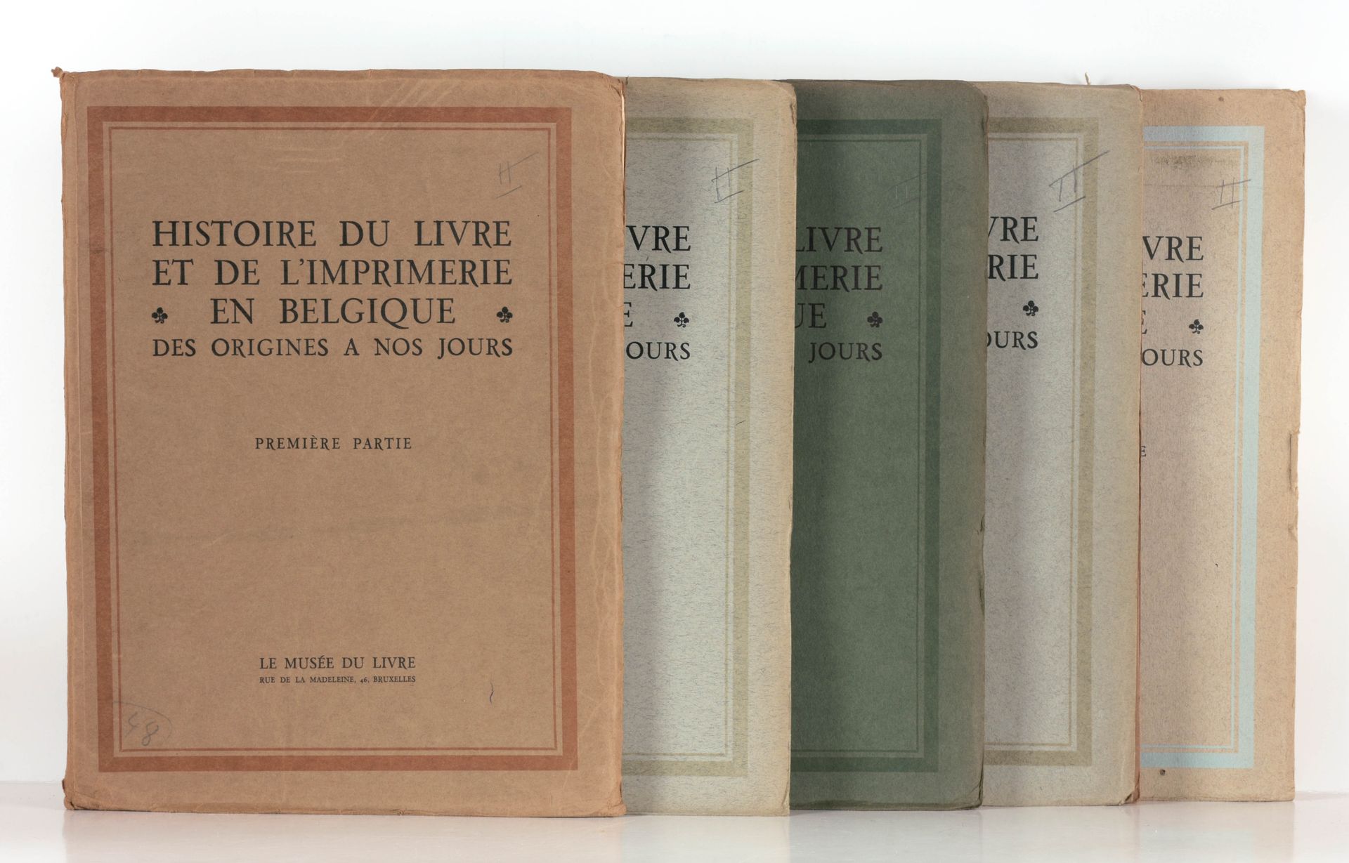 LIEBRECHT, SABBE, DELEN etc History of the book and printing in Belgium

6 vol. &hellip;