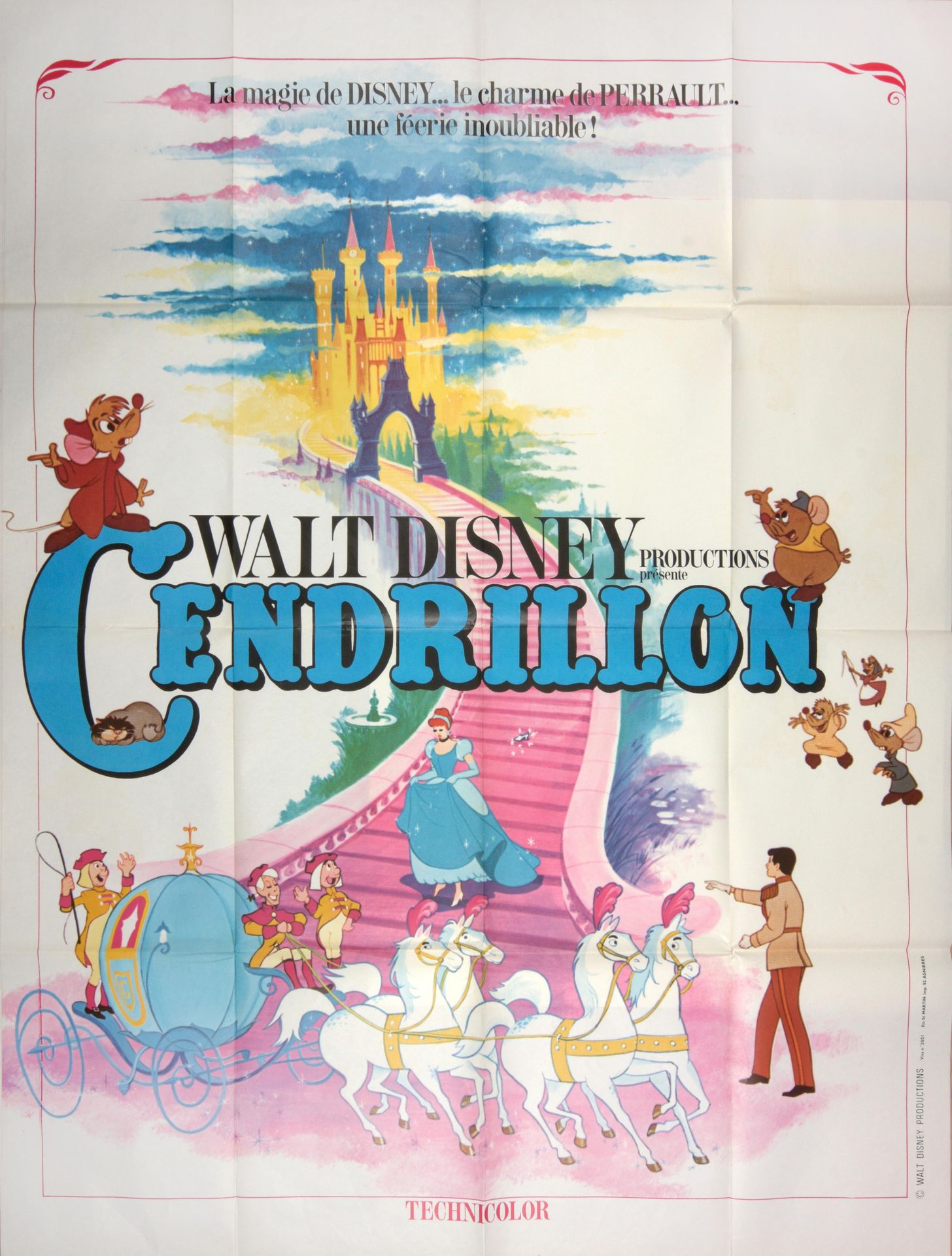 Disney, Walt Cinderella / Cendrillon (ca. 1950)

French posters. Dimensions: 160&hellip;