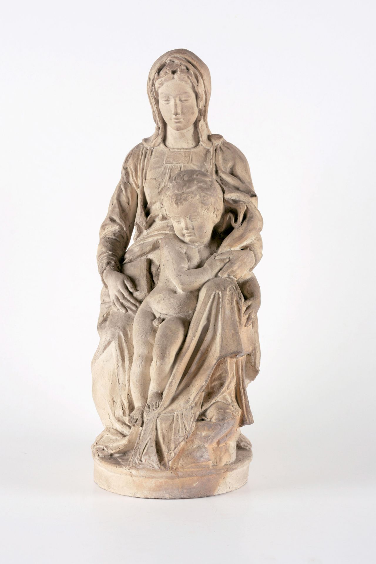 PICKERY, Gustave (1862-1921) 
Madonna met kind naar Michelangelo




Witte terra&hellip;