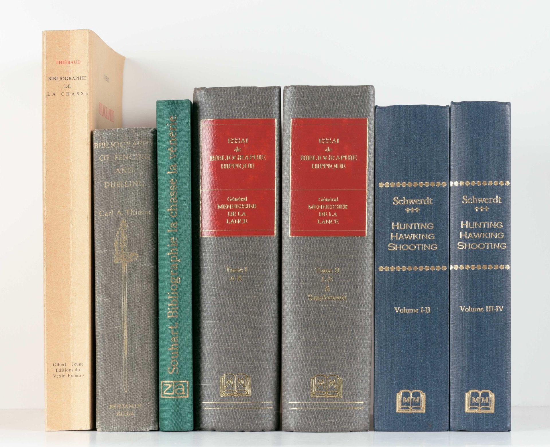 THIÉBAUD, J. Bibliographie der französischen Werke über die Jagd

Gr. In-8°, xii&hellip;