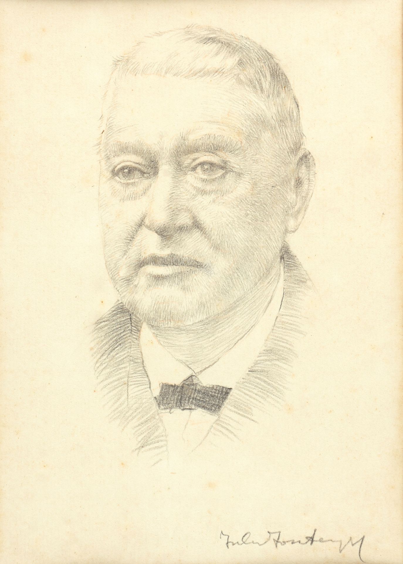 FONTEYNE, Jules (1878-1964) Portret van een man

Potloodtekening (15.5 x 10.5 cm&hellip;