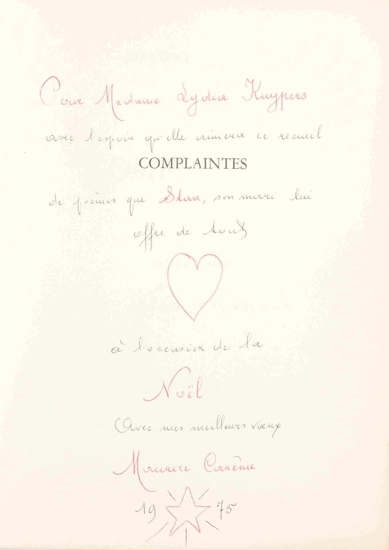 [DE BOECK, Felix] - CAREME, Maurice Complaints

4°, ill. By F. DE BOECK, 184 pp.&hellip;