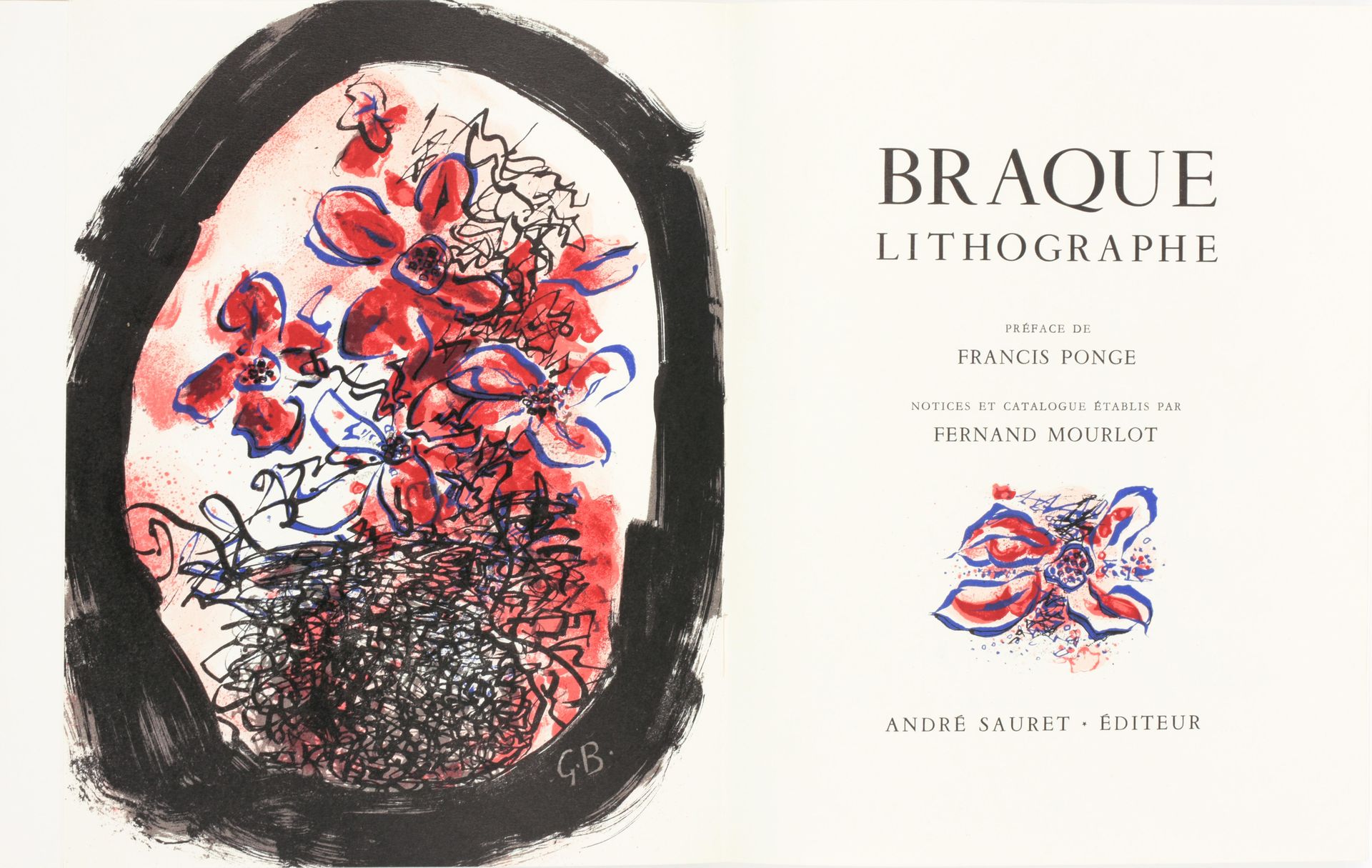 [BRAQUE] MOURLOT, Fernand Braque-Lithograph

Gr. In-4°, Vorwort von Francis Pong&hellip;
