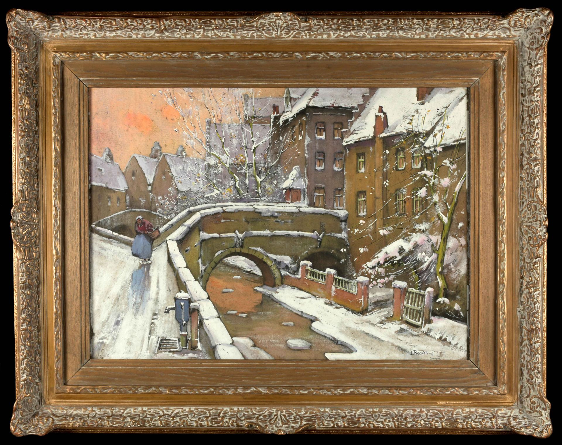 RECKELBUS, Louis (1864-1958) 布鲁日Pottenmakersrei的冬日之窗

水粉画(53 x 75 cm)，在下面的链接。报道的&hellip;