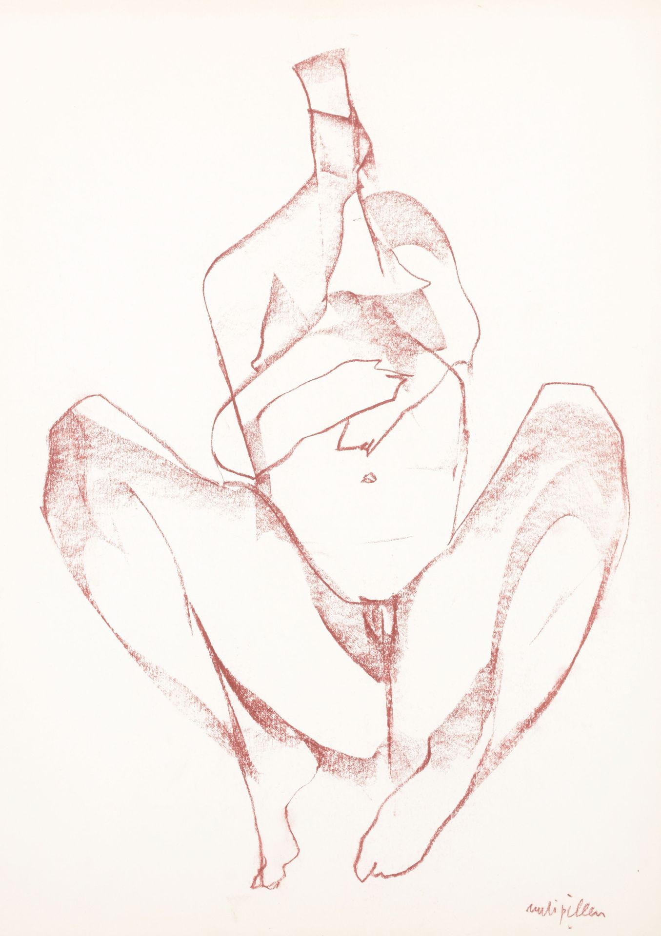 PILLEN, Rudi (1931-2014) Verzameling van 5 tekeningen met figuren van vrouwen

S&hellip;