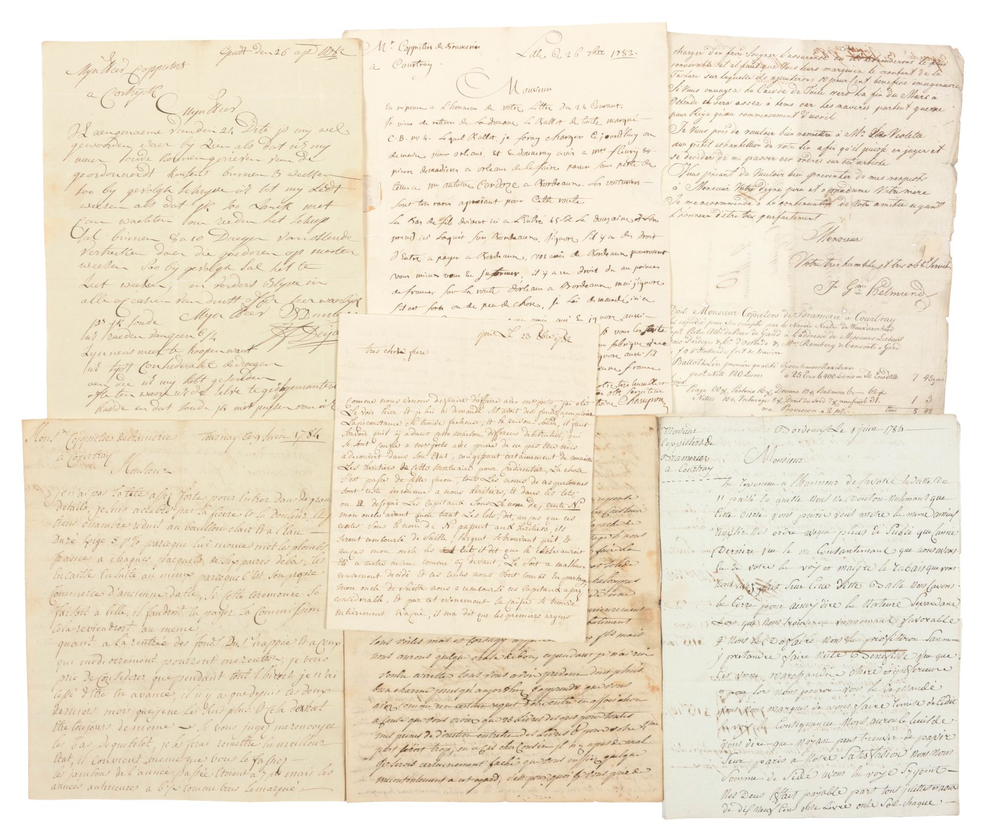 [ARCHIEF - COPPIETERS] Archief met handgeschreven brieven

44 handschriftliche D&hellip;