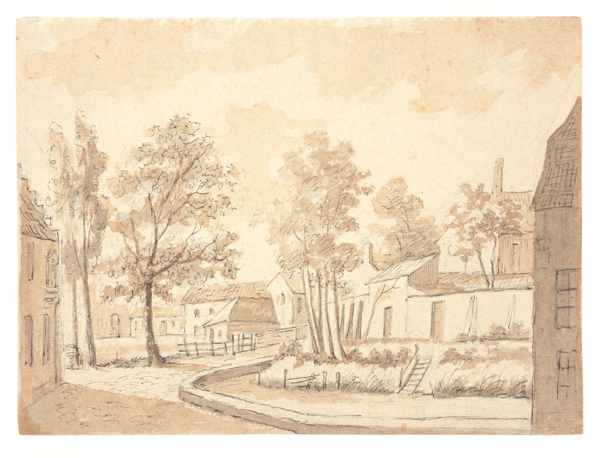 [Gent] Nieuwland te Gent (1806)

Tekening in watercolour (19 x 26 cm), anoniem (&hellip;