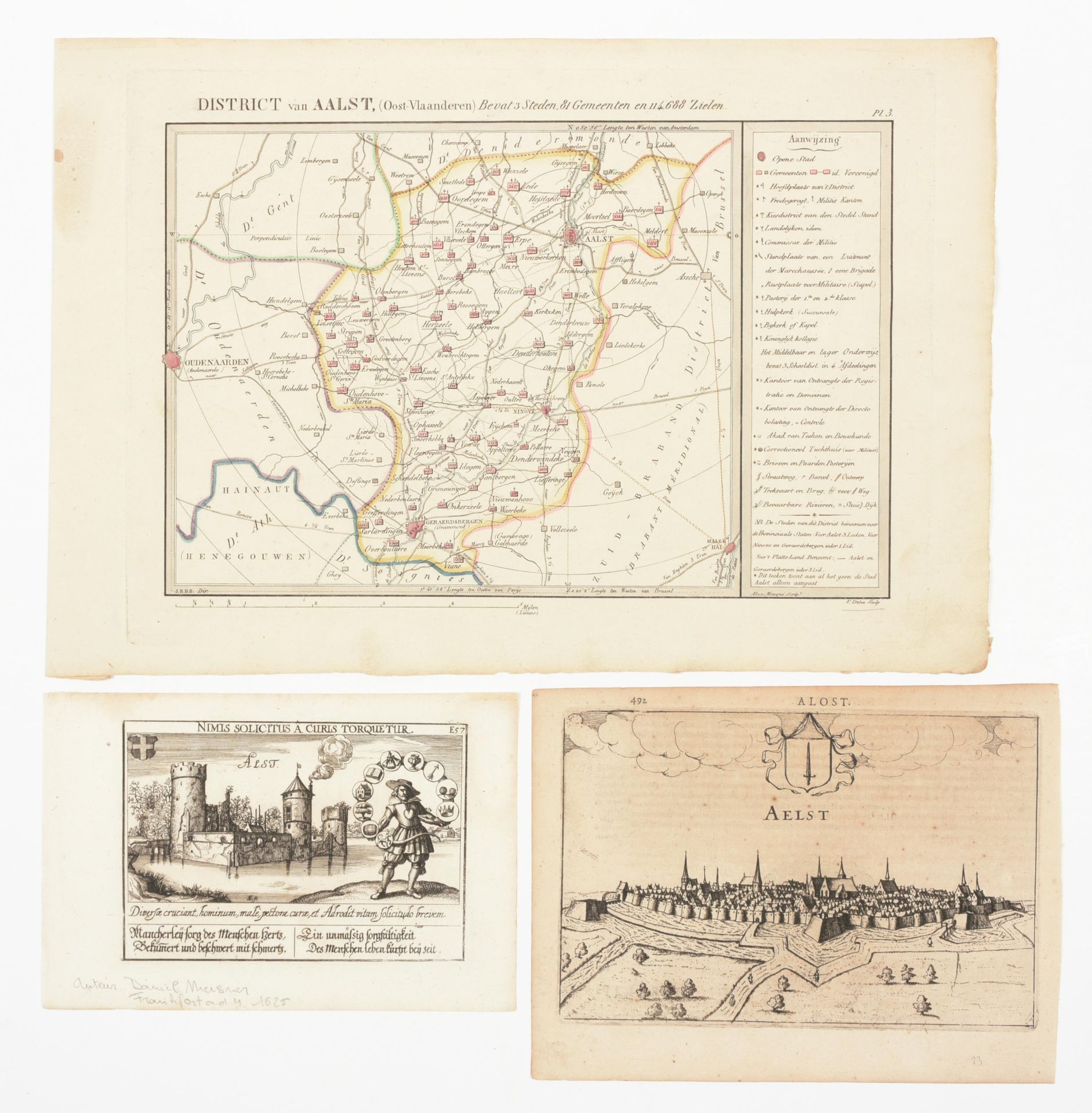 [AALST] 'Alst'

Kopergravure (10.5 x 15 cm) met emblematische voorstelling uit M&hellip;