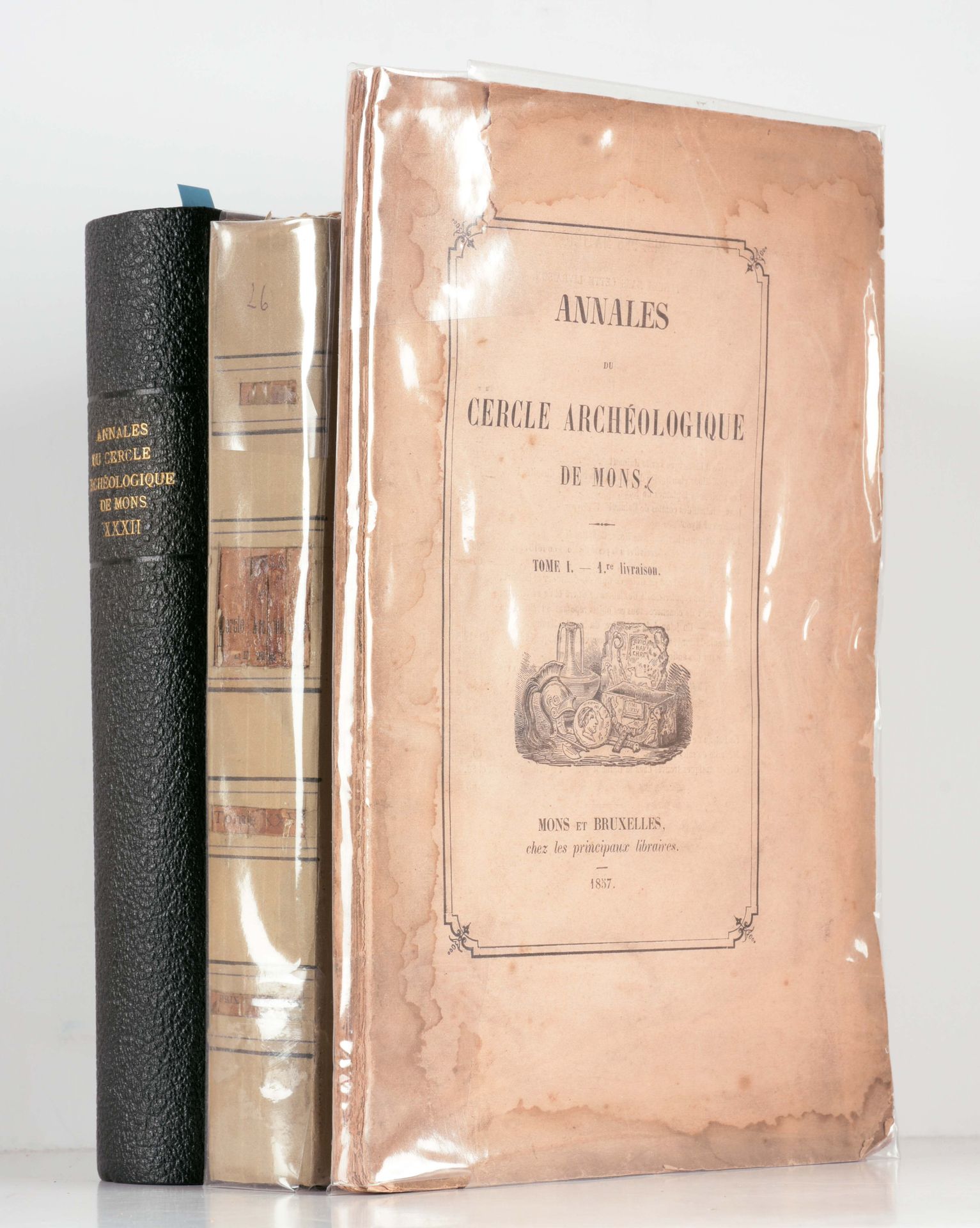 [Mons] 蒙斯考古学会年鉴》(Annales du Cercle Archéologique de Mons)

8英寸，xii + 96页，第一卷为粉红色&hellip;