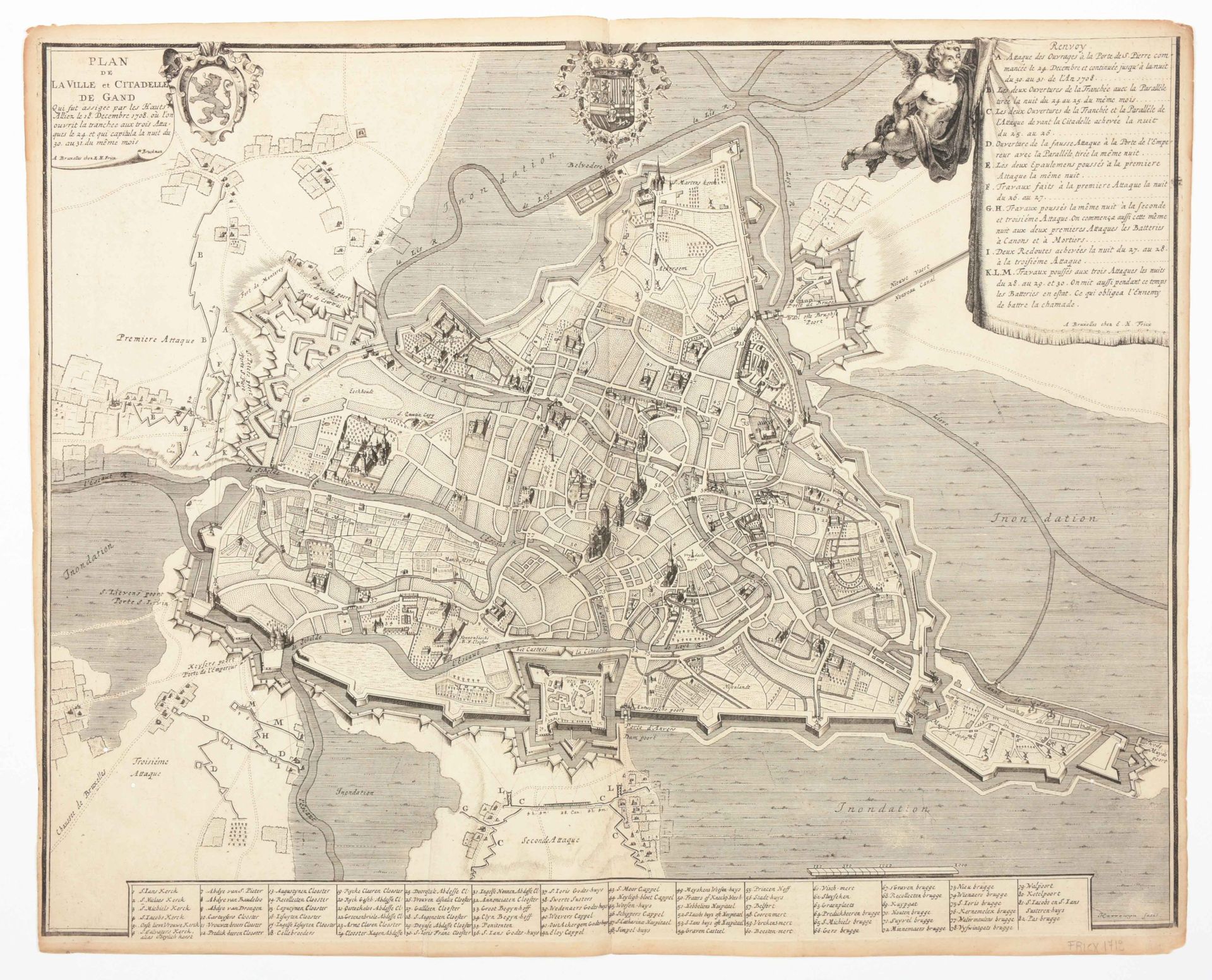 [Gent] Plan de la Ville et Citadelle de Gand

Kopergravure (48 x 60 cm) door Har&hellip;