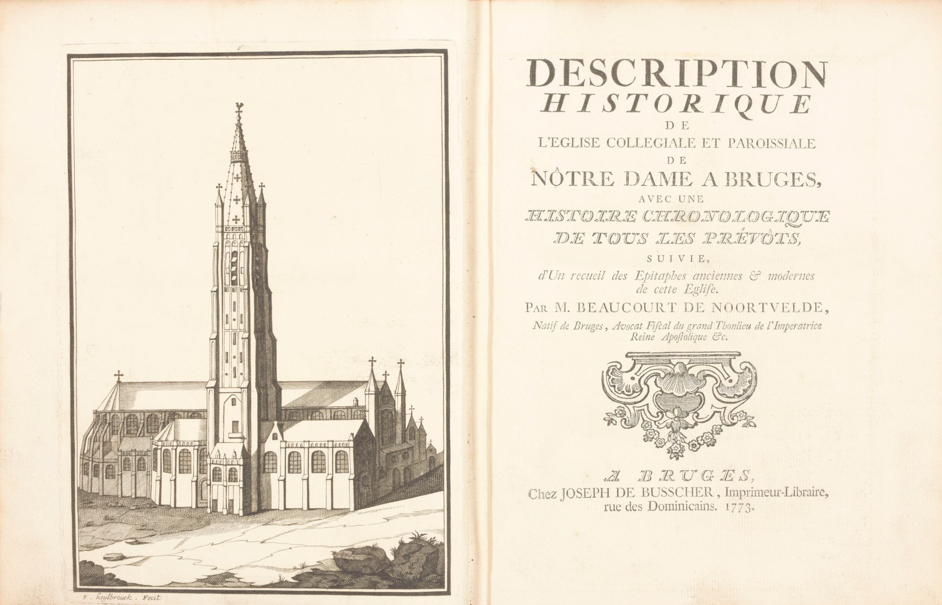 BEAUCOURT de NOORTVELDE, Patrice Description historique de l'église collégiale e&hellip;