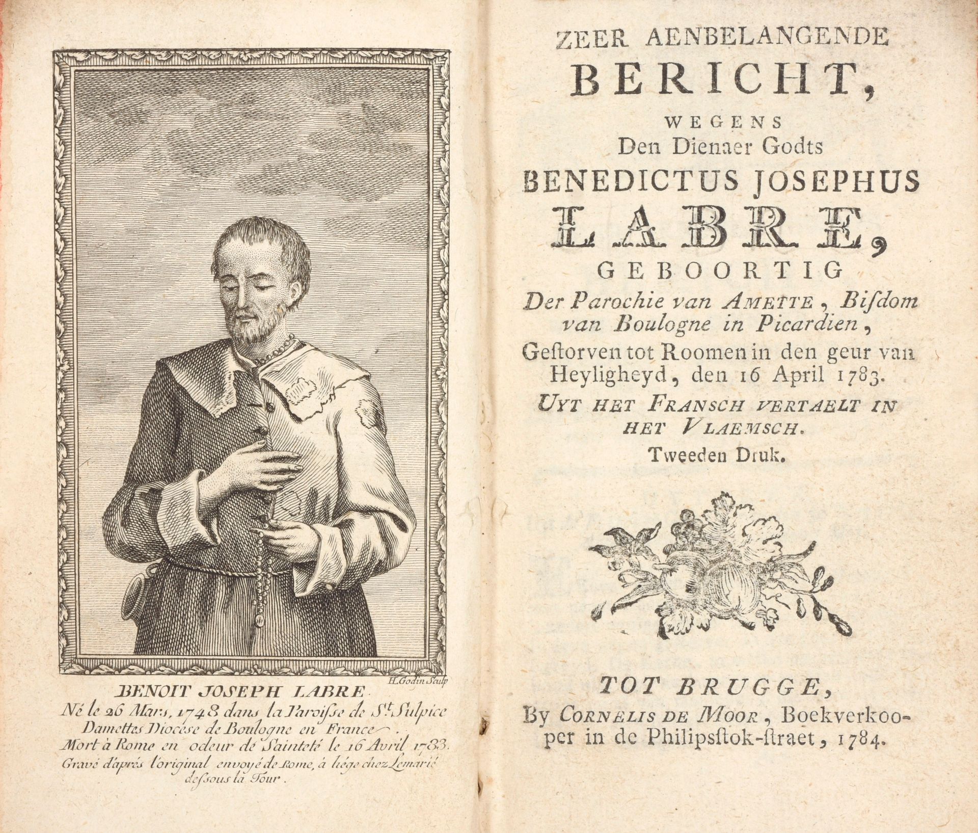[BRUGSE DRUK] Un informe muy completo sobre el sacerdote Benedictus Josephus Lab&hellip;
