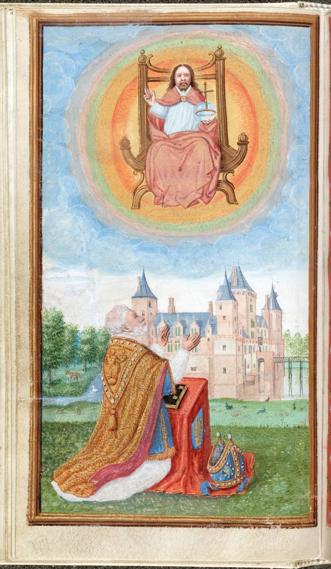 [VIGLIUS van AYTTA] 
Viglius van Aytta的祈祷书，用拉丁文、荷兰文和法文写成，牛皮纸上有精美的照明手稿。

[佛兰德斯，16&hellip;