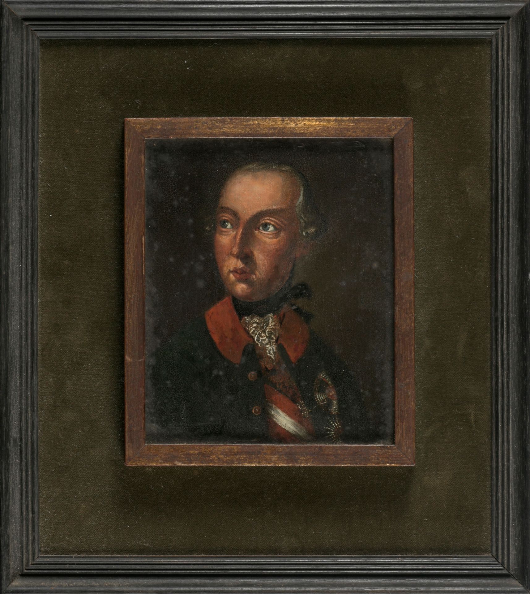 [PORTRET] 
贵族





铜板油画（15 x 12厘米），无名氏，18世纪，旧框架

可能是约瑟夫二世的画像