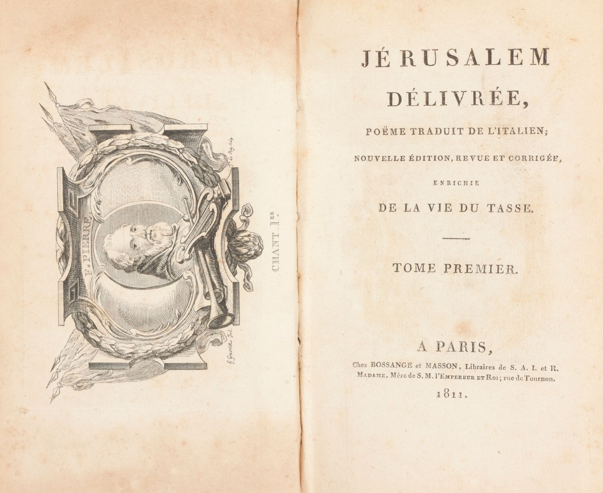 Tasso, Torquato Poesia consegnata a Gerusalemme, tradotta dall'italiano. Nuova e&hellip;