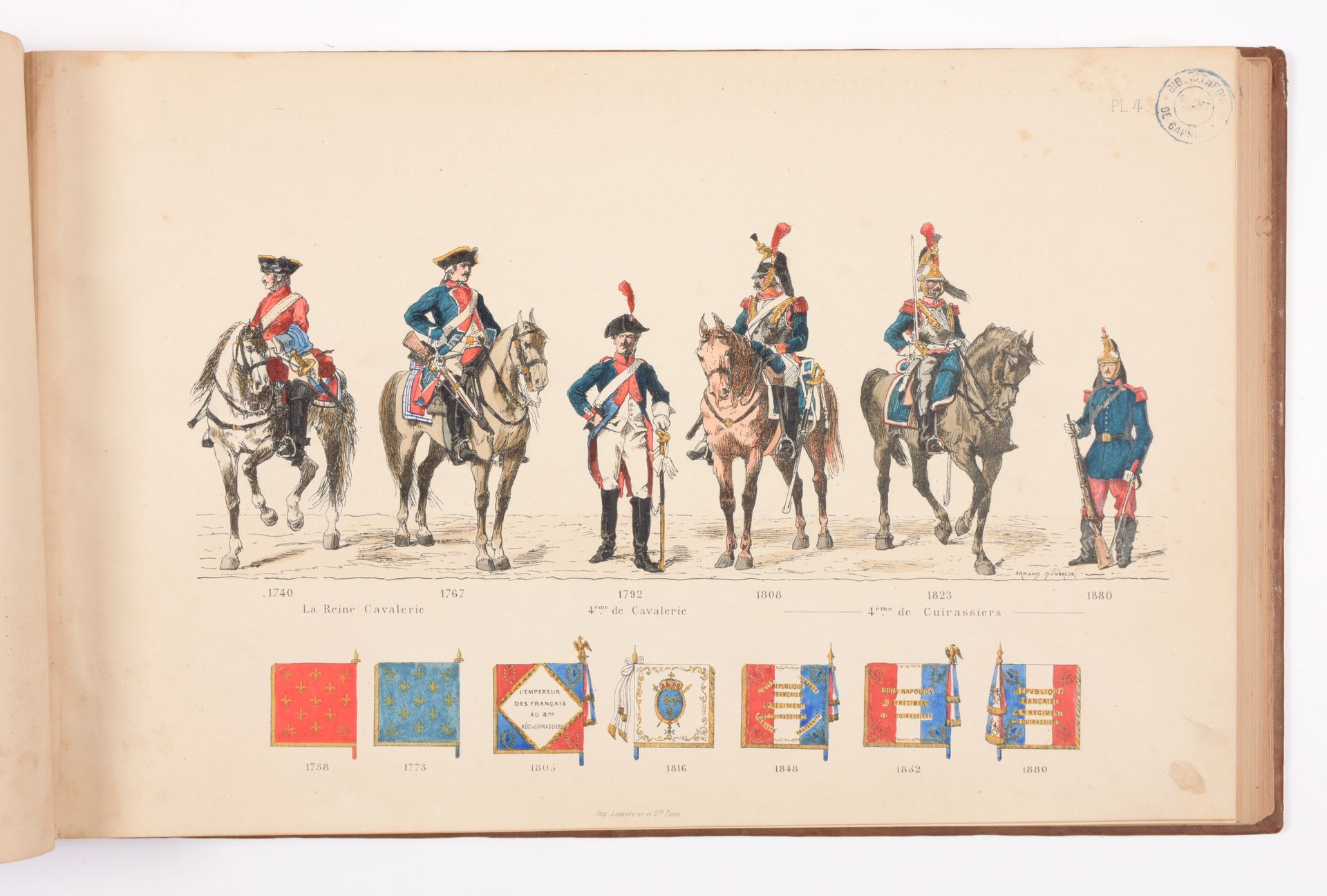 BOUILLÉ, Louis de Album de la cavalerie française

Paris
Librairie Militaire J. &hellip;