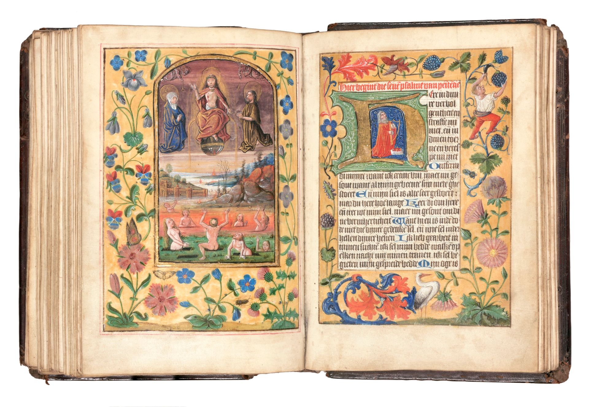 [GETIJDENBOEK NOORD-NEDERLAND] 荷兰语的BOOK OF HOURS，使用乌特勒支语。牛皮纸上的照明手稿

1490-1500

8&hellip;