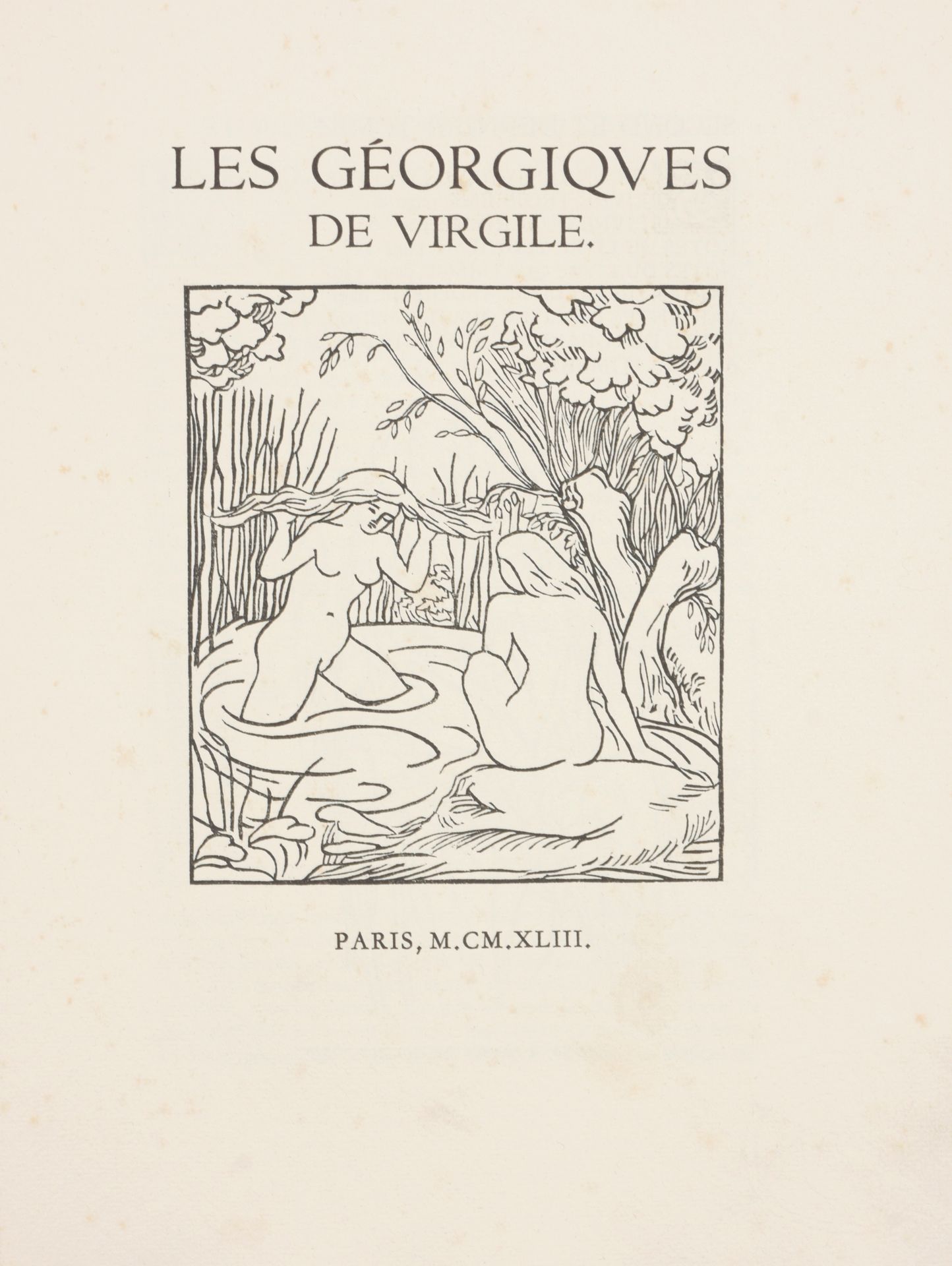 [MAILLOL] - VIRGILE Les Géorgiques

Paris
Philippe Gonin
1937-1943 (1950)

Réf. &hellip;
