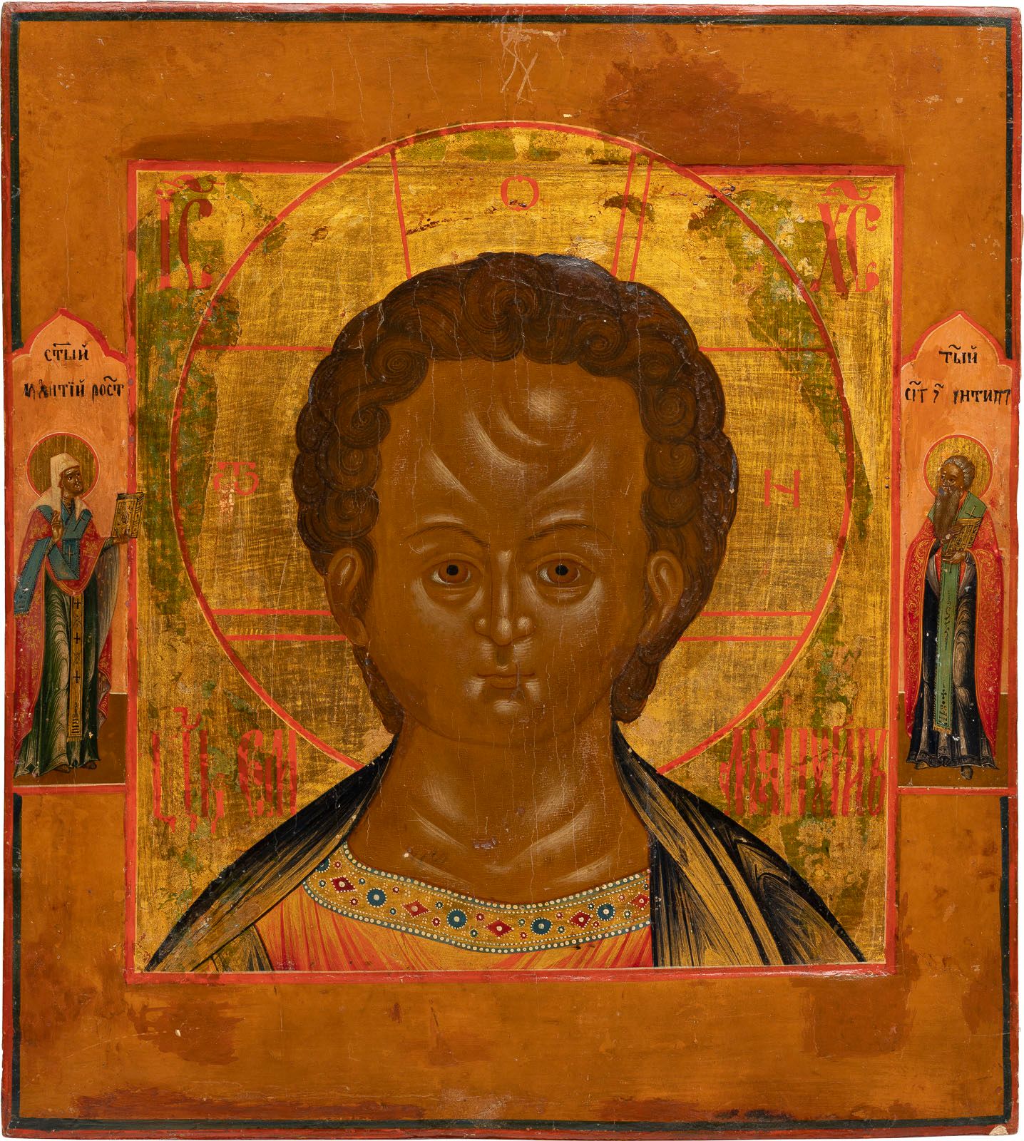 AN ICON SHOWING CHRIST EMMANUEL FROM A DEISIS ICONO QUE MUESTRA A CRISTO EMMANUE&hellip;