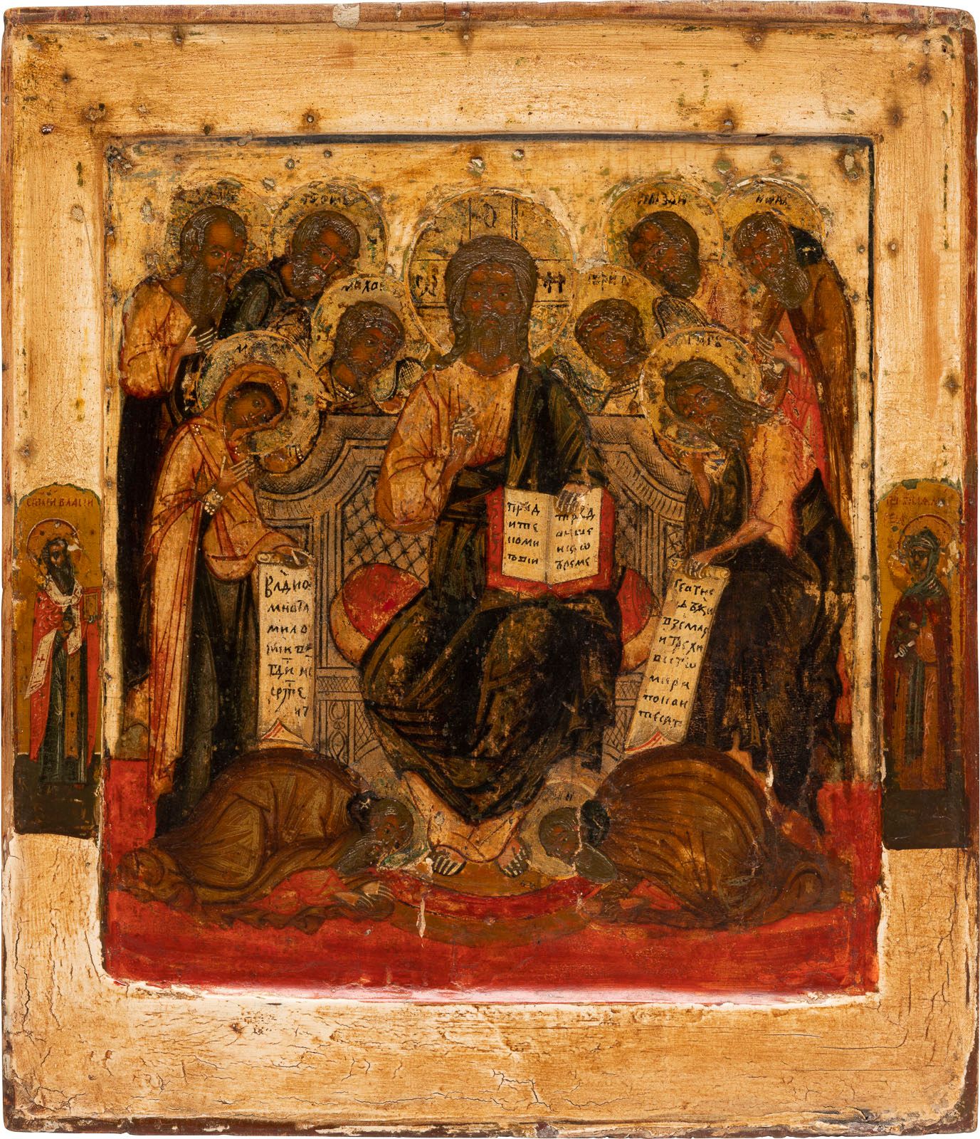 AN ICON SHOWING AN EXTENDED DEISIS IKONE MIT ERWEITERTER DEESIS Russland, um 170&hellip;