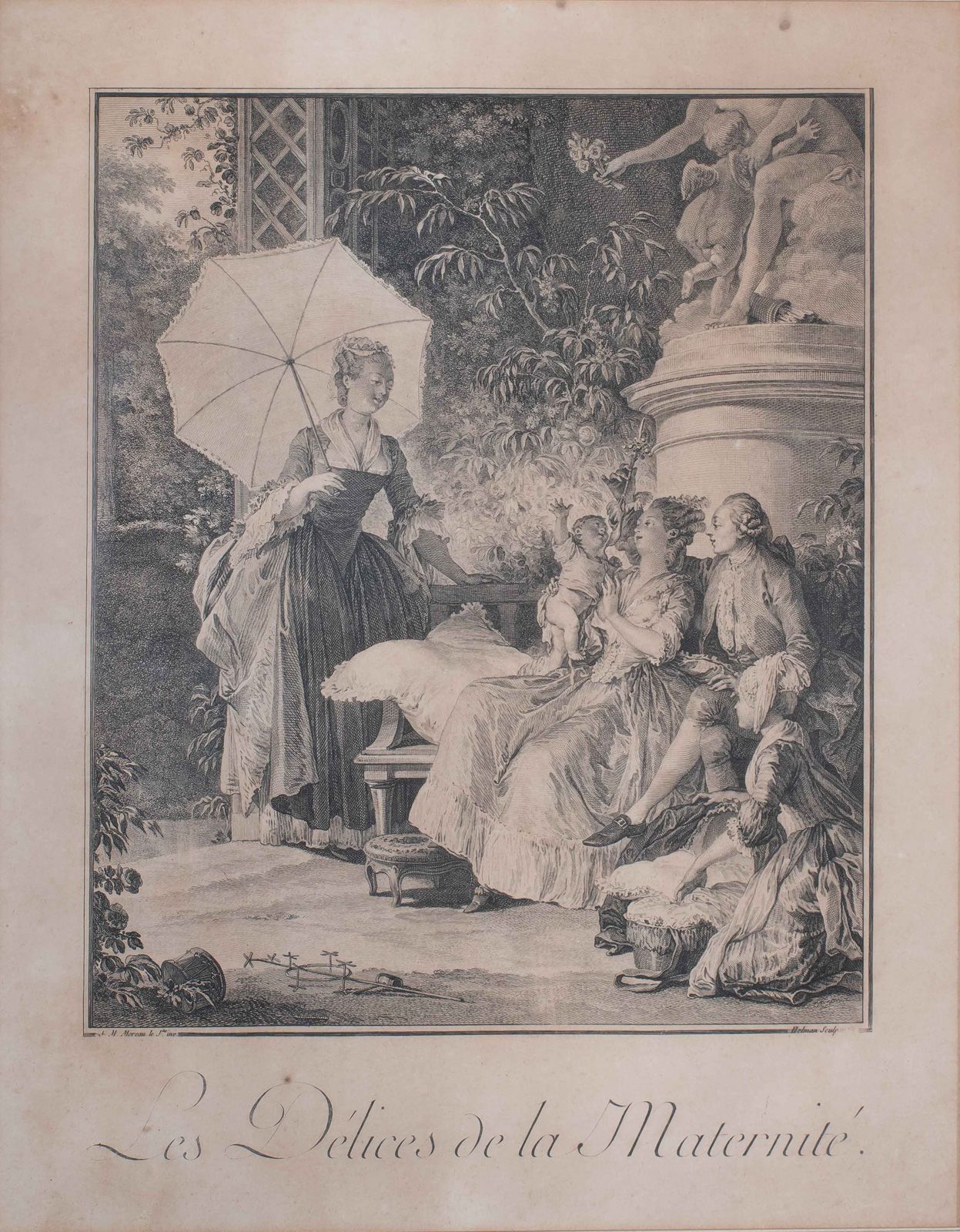 Null Jean-Michel Moreau le Jeune (1741-1814) (after) Les Délices de la Maternité&hellip;