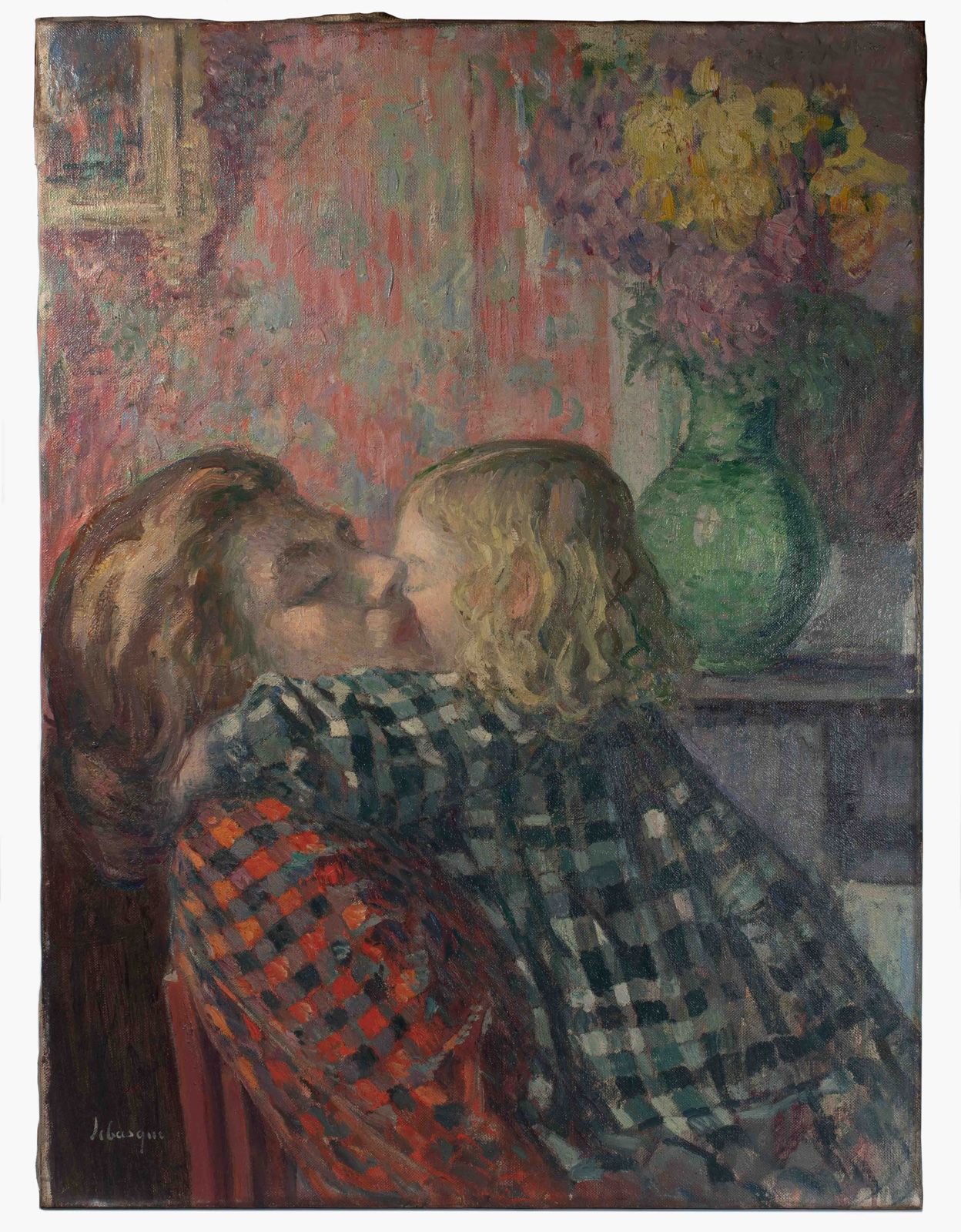 Null Henri LEBASQUE (1865-1937)	 Madame Lebasque et l’un de ses enfants.	 Huile &hellip;