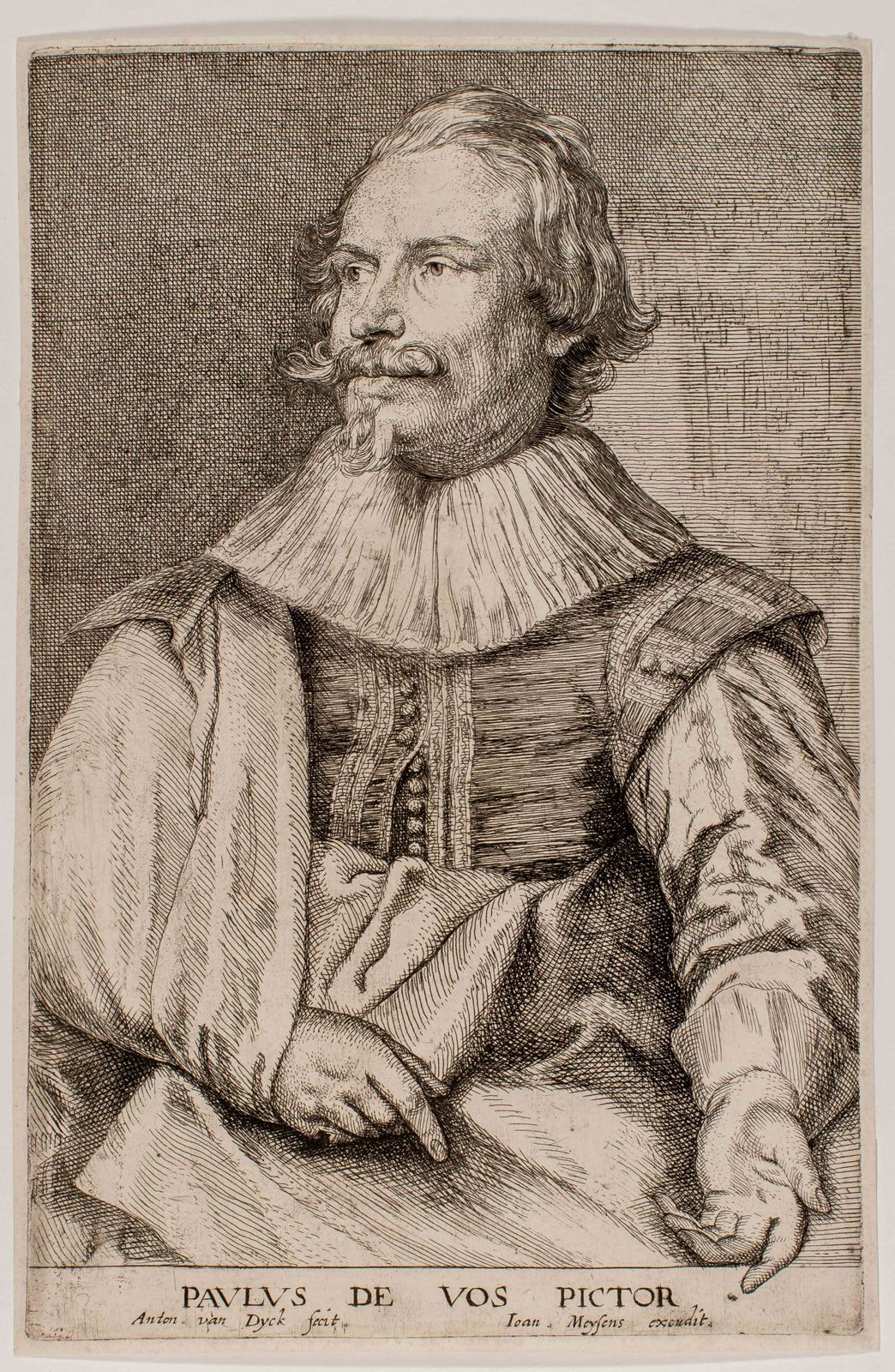 Null 安托万-范戴克（1599-1641）保罗-德-沃斯。原版蚀刻画。150 x 240.Delteil 15(三/五)；Hollstein 16(三/五)&hellip;