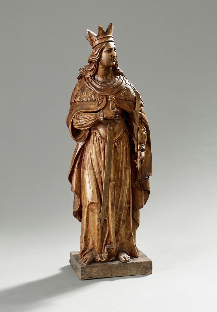 Null "Sainte-Catherine"

Sujet en bois sculpté.

XVIII-XIXè siècle.

H: 103 cm

&hellip;