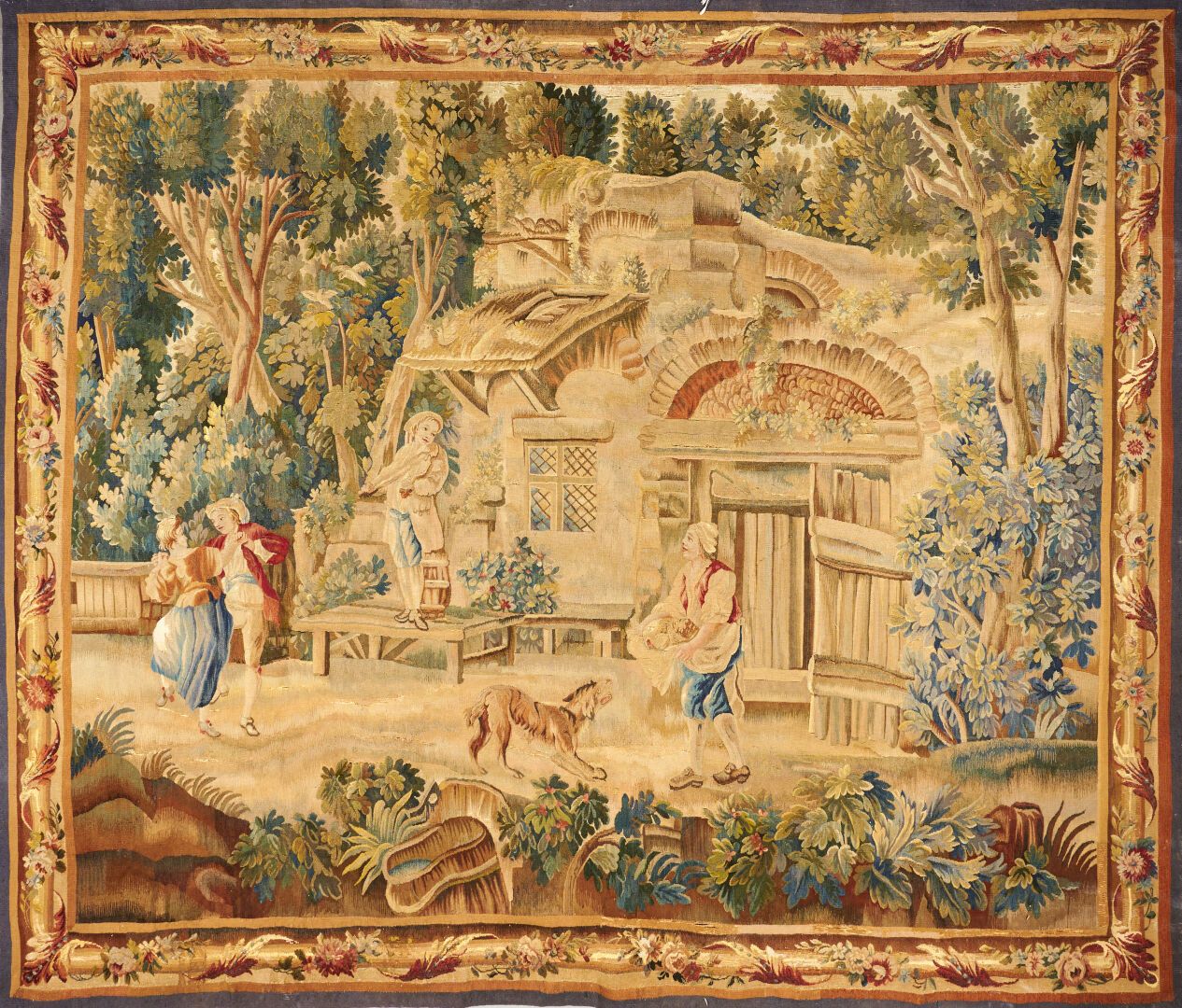 Null "Les réjouissances villageoises"

Tapisserie de laine.

XVIIIè siècle.

259&hellip;