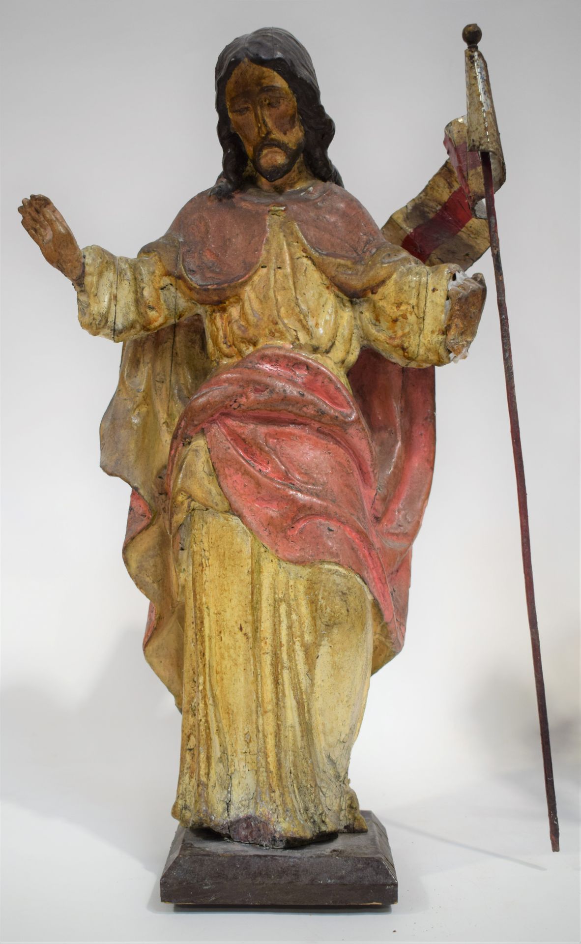 Null CHRIST de la Résurrection

Sculpture polychrome en bois

Hauteur : 43 cm

|&hellip;