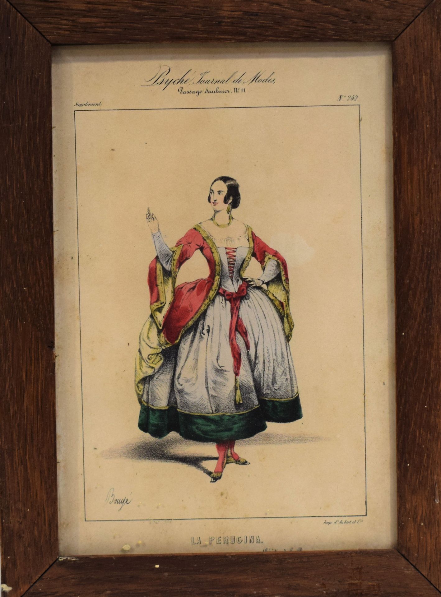 Null Ensemble de 3 lithographies en couleur tirées du "Journal des Dames et des &hellip;