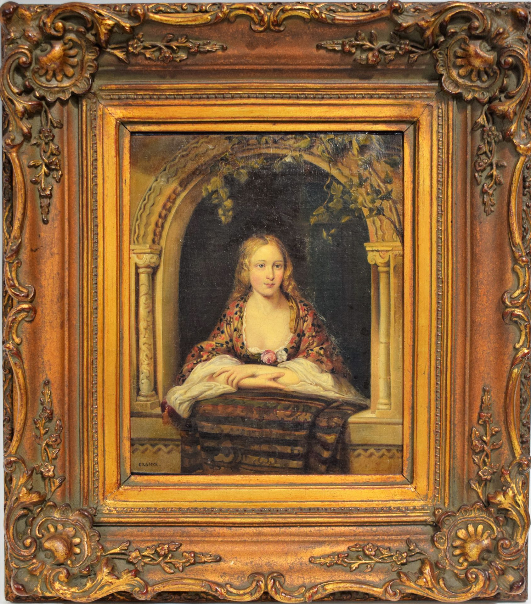 Null CRAMER (XIXème siècle)

Portrait de jeune femme à la fenêtre

Huile sur toi&hellip;