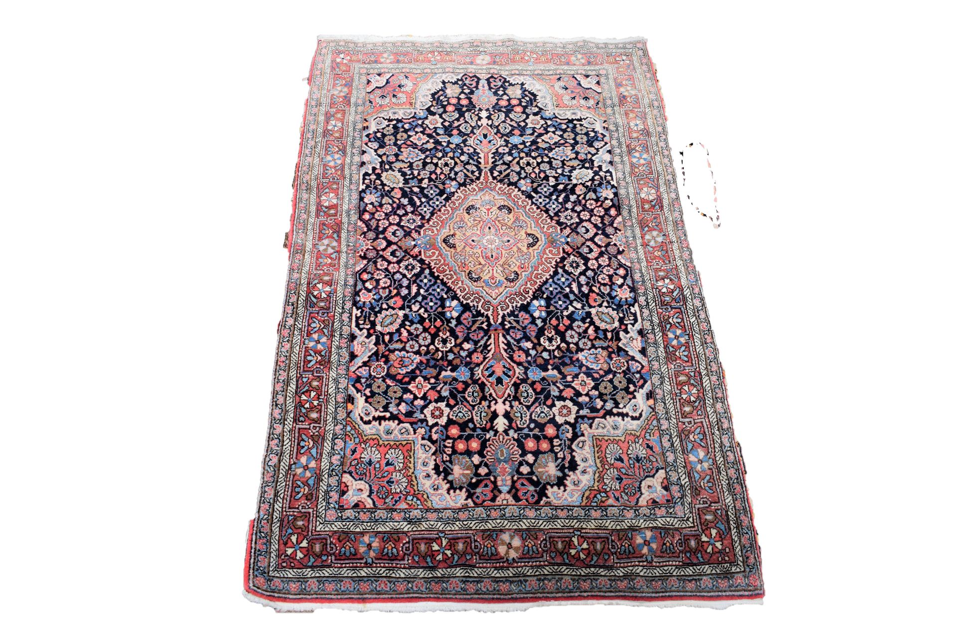 Null (TAPIS) Tapis en laine d'Iran (Sarough), riche motif de fleurs, longueur : &hellip;