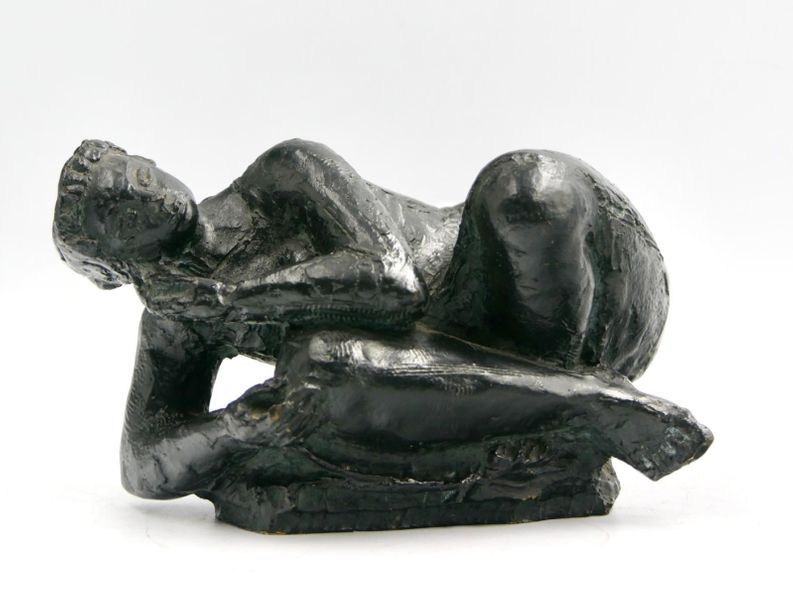 Null Antoniucci VOLTI (1915-1989)
Femme nue allongée
Epreuve en bronze à patine &hellip;